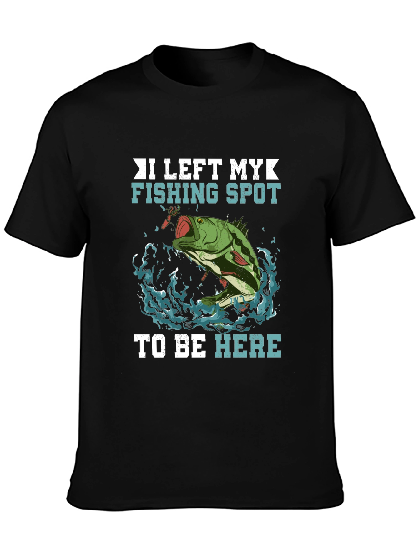 Fishing Spot Graphic Tee - Anglers Humor