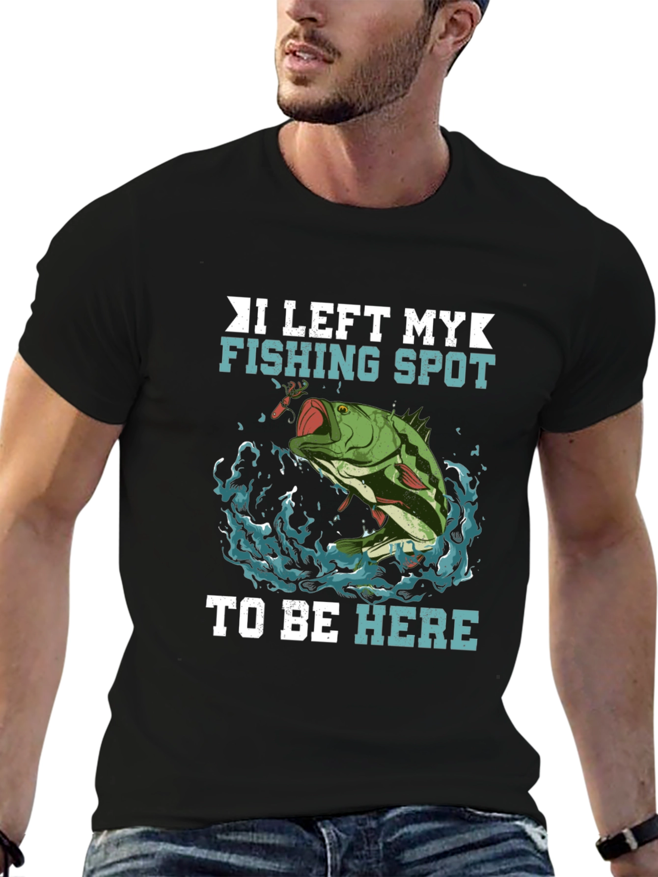 Fishing Spot Graphic Tee - Anglers Humor