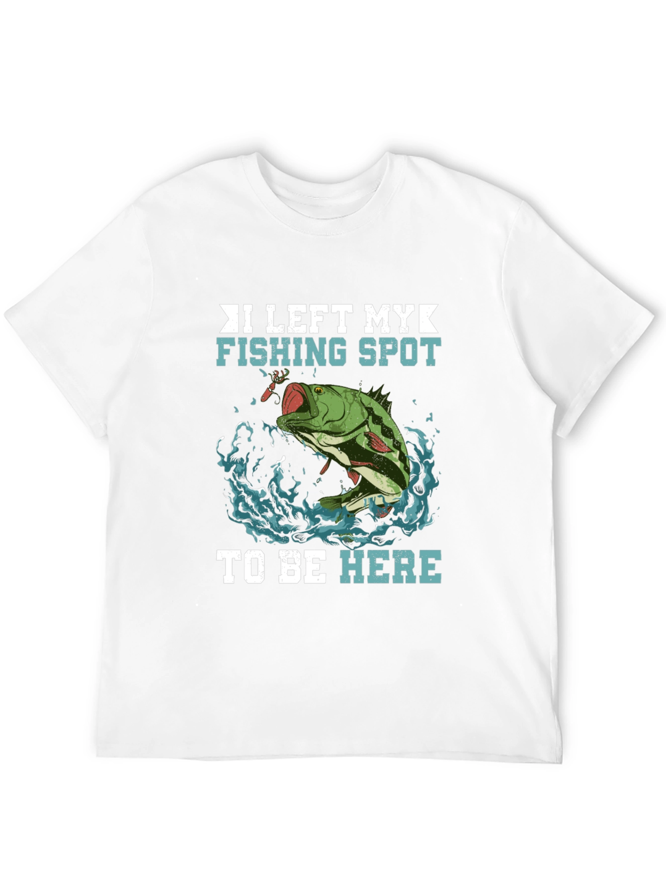 Fishing Spot Graphic Tee - Anglers Humor