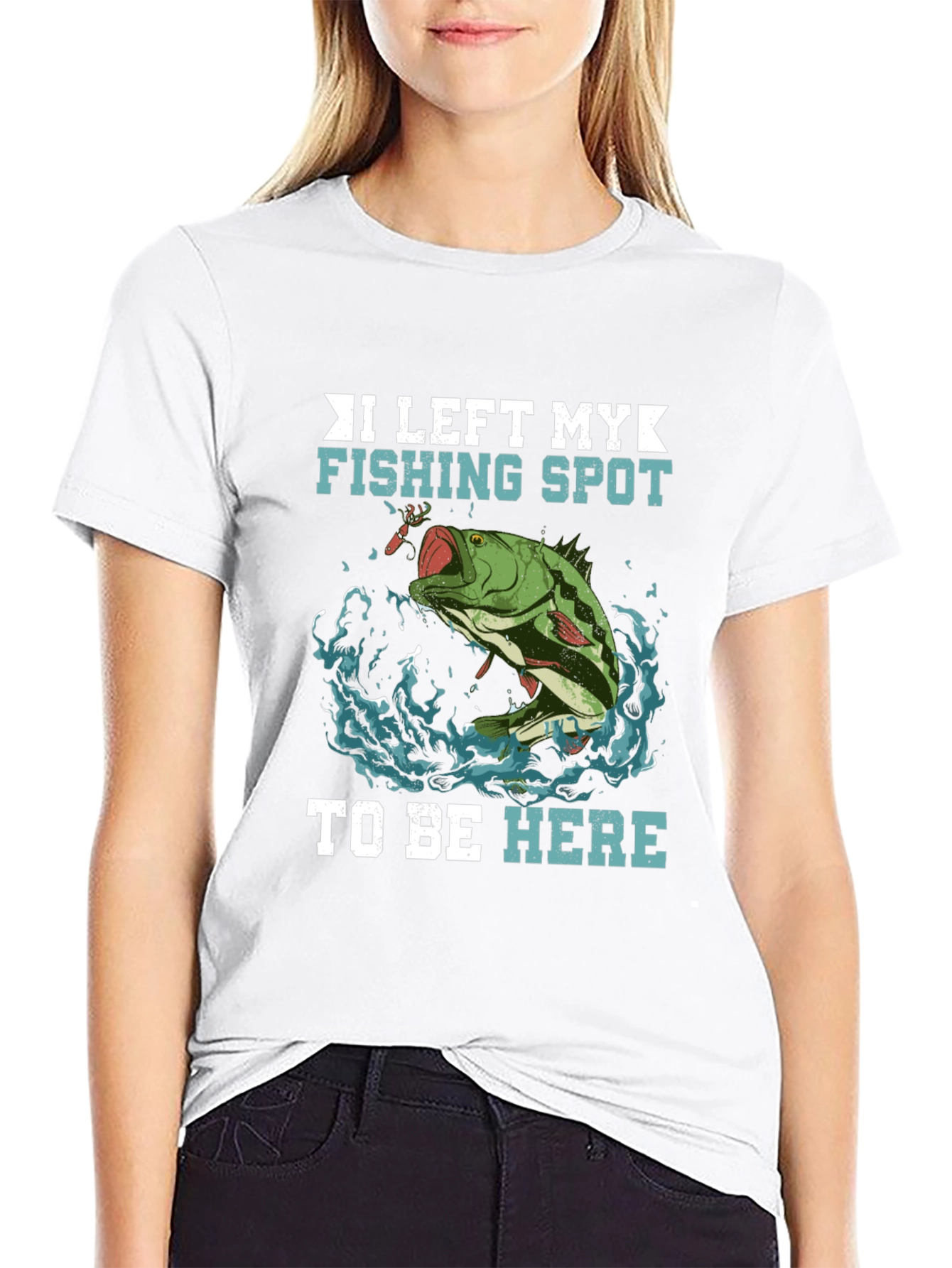 Fishing Spot Graphic Tee - Anglers Humor