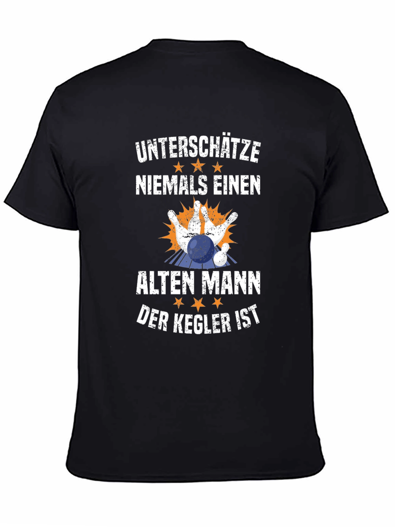 Bowling Old Man Kegler T-Shirt