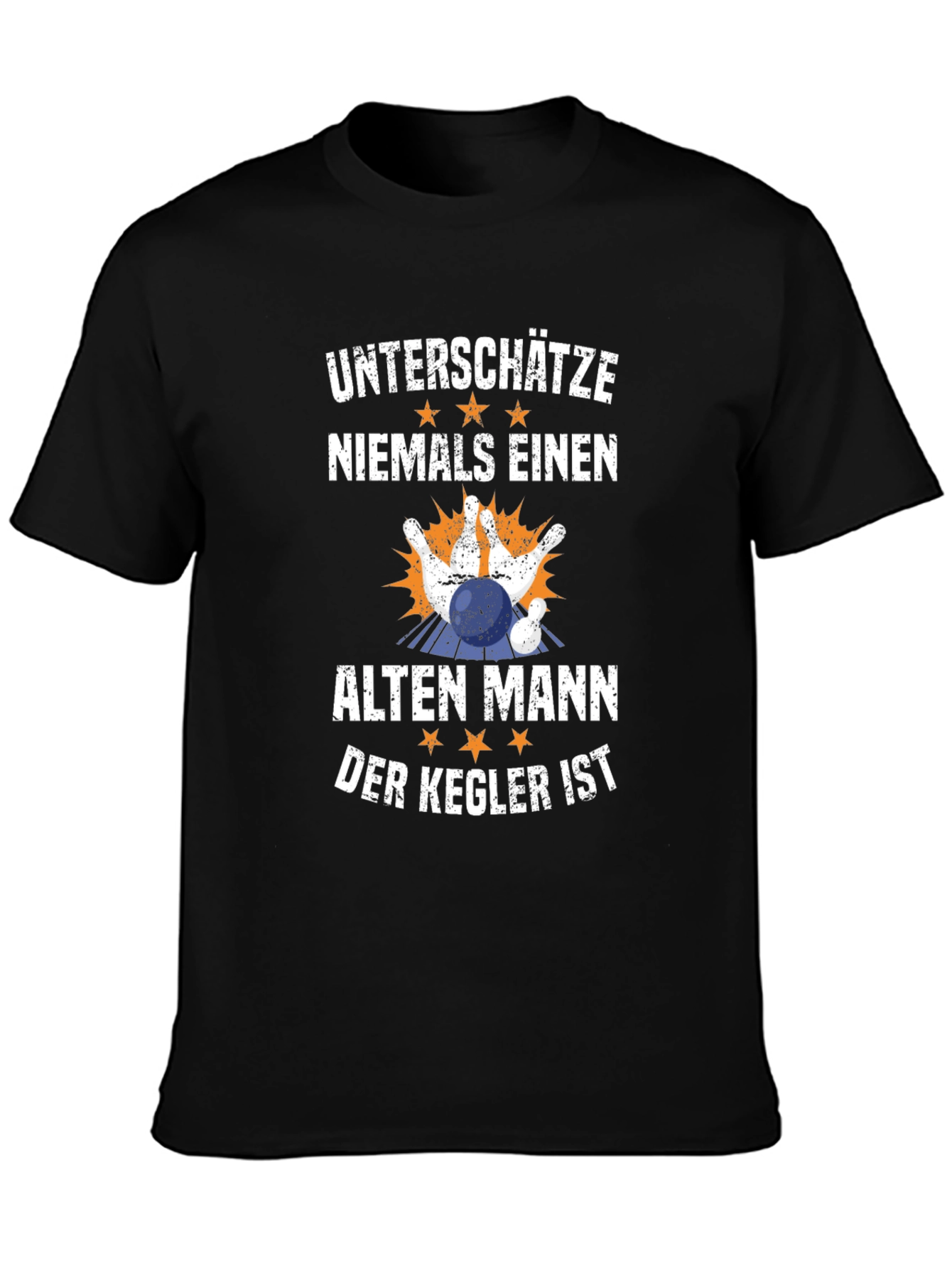 Bowling Old Man Kegler T-Shirt