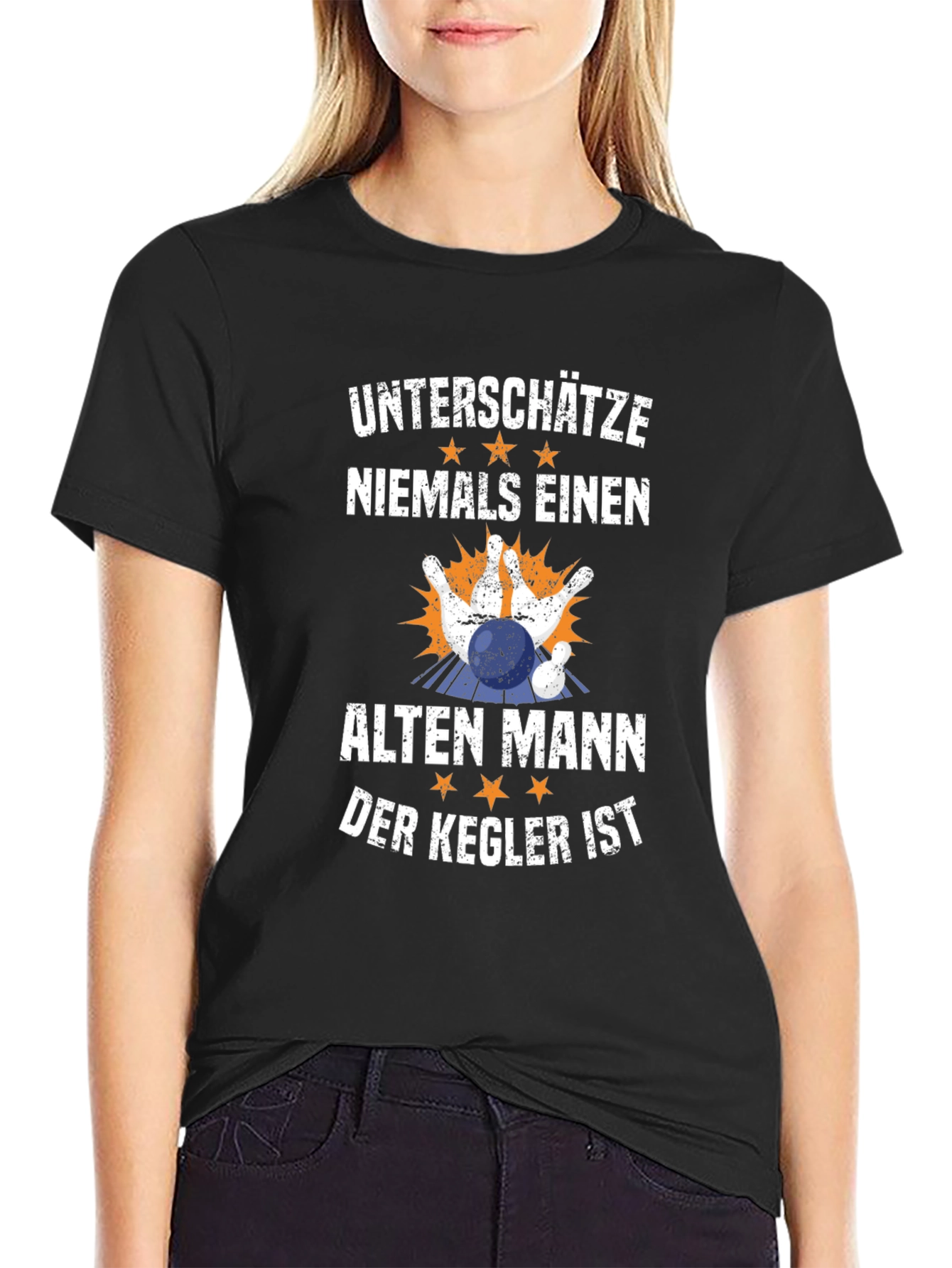 Bowling Old Man Kegler T-Shirt
