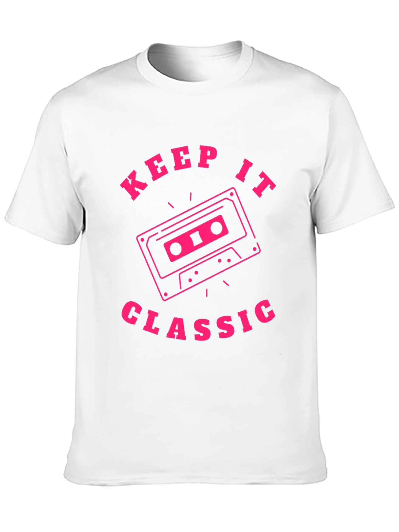 Keep It Classic Retro Cassette Tape Graphic T-Shirt