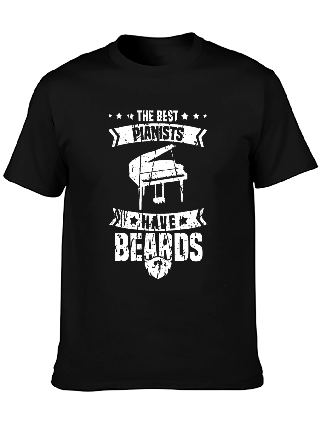 Pianists with Beards Graphic Tee