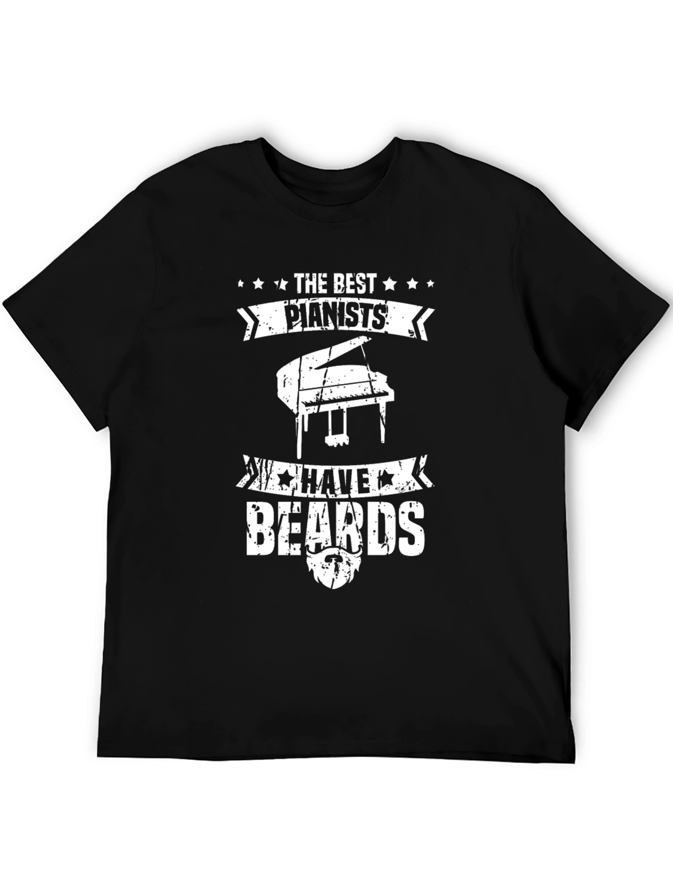 Pianists with Beards Graphic Tee