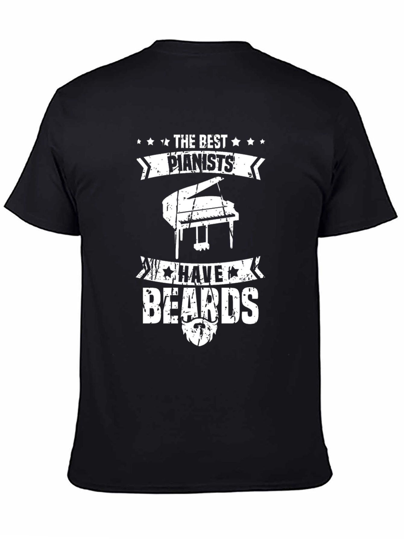 Pianists with Beards Graphic Tee