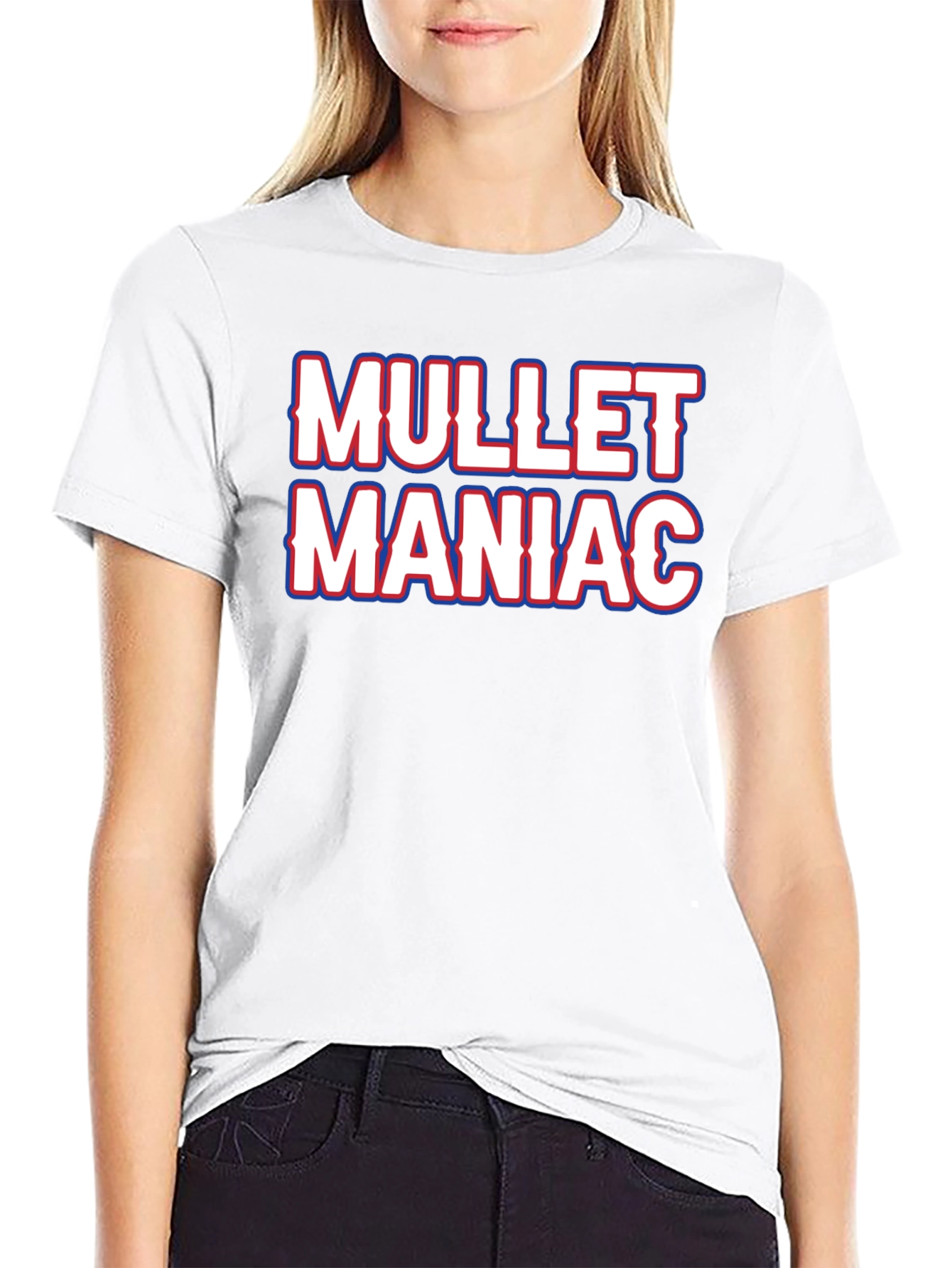 Mullet Maniac Black T-Shirt