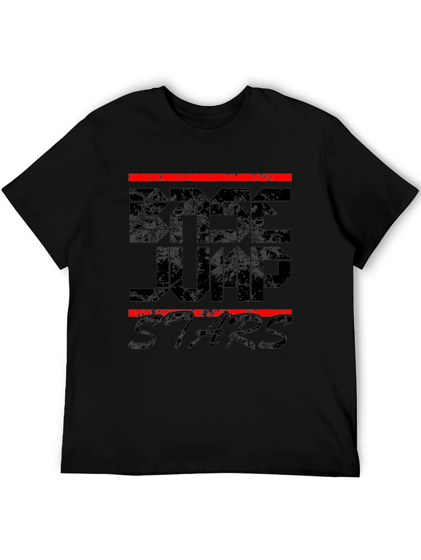 BASE Jump Stars Black Graphic Tee