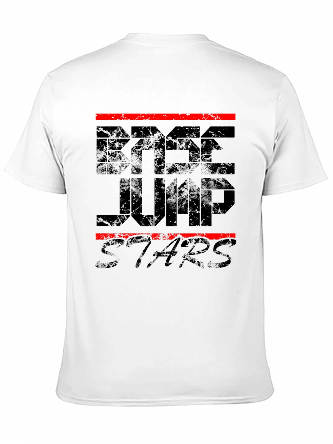 BASE Jump Stars Black Graphic Tee