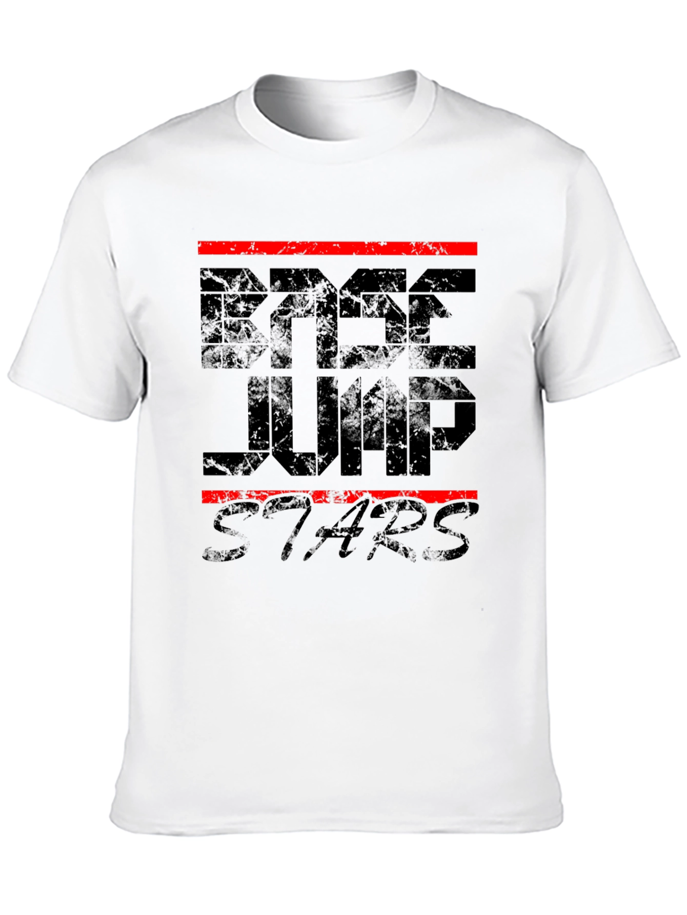 BASE Jump Stars Black Graphic Tee