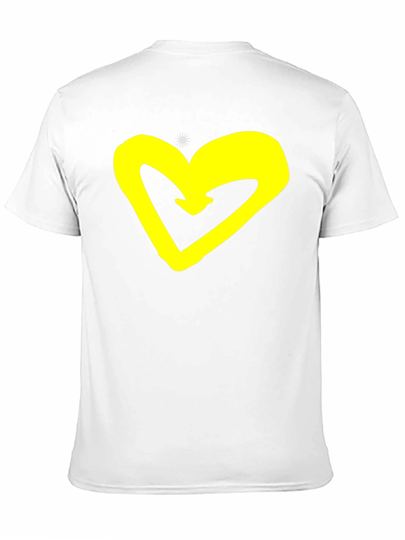 Heart Graphic Black T-Shirt