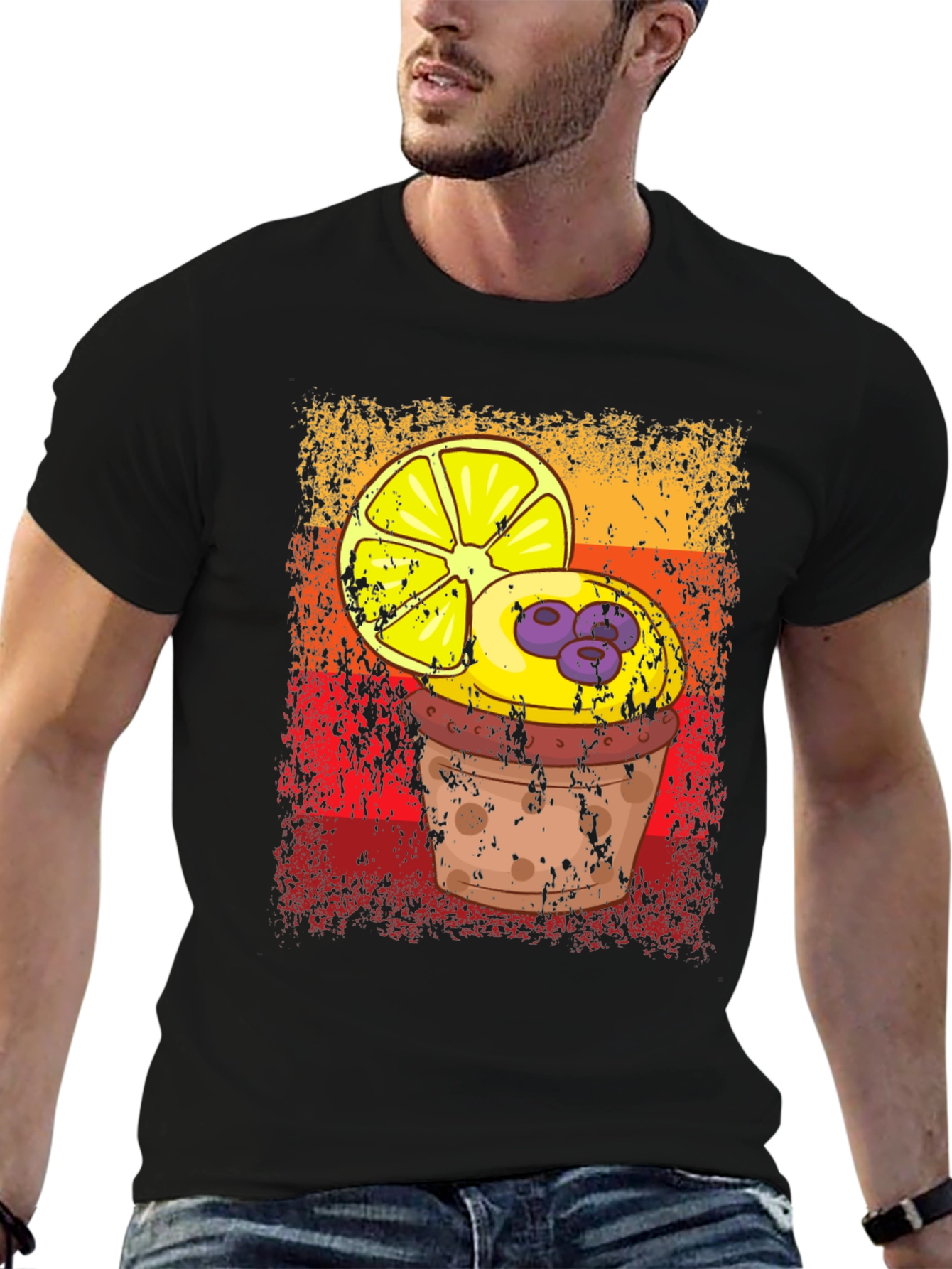 Lemon Blueberry Muffin Graphic Tee