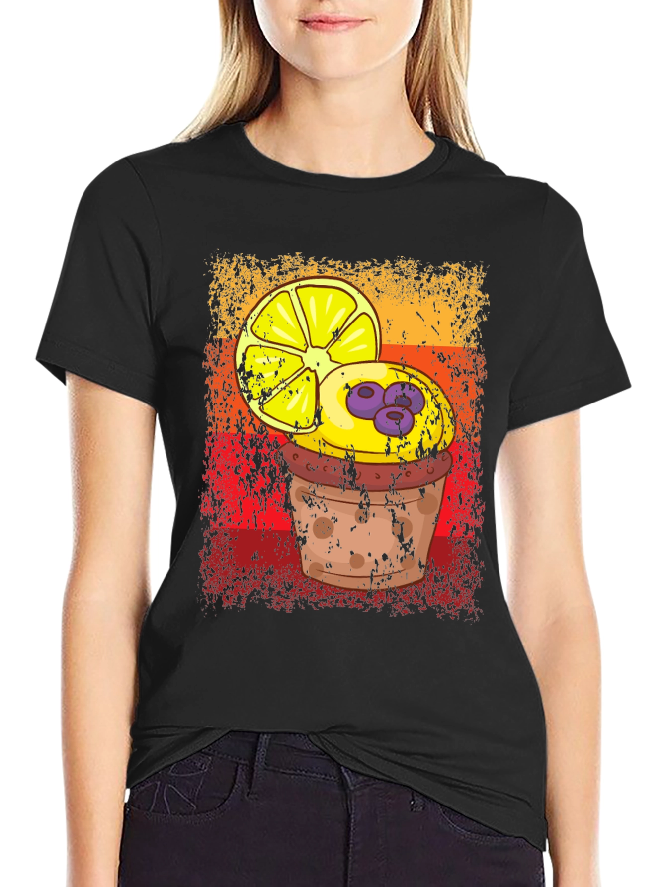 Lemon Blueberry Muffin Graphic Tee