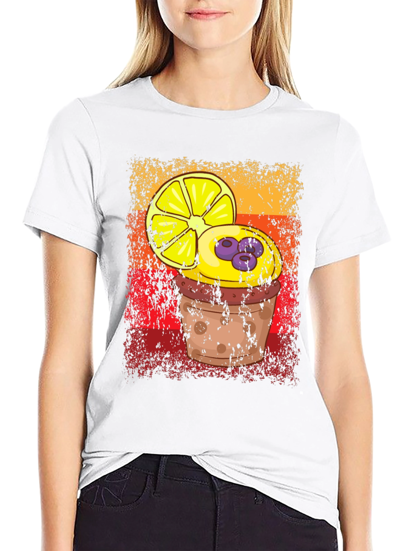 Lemon Blueberry Muffin Graphic Tee