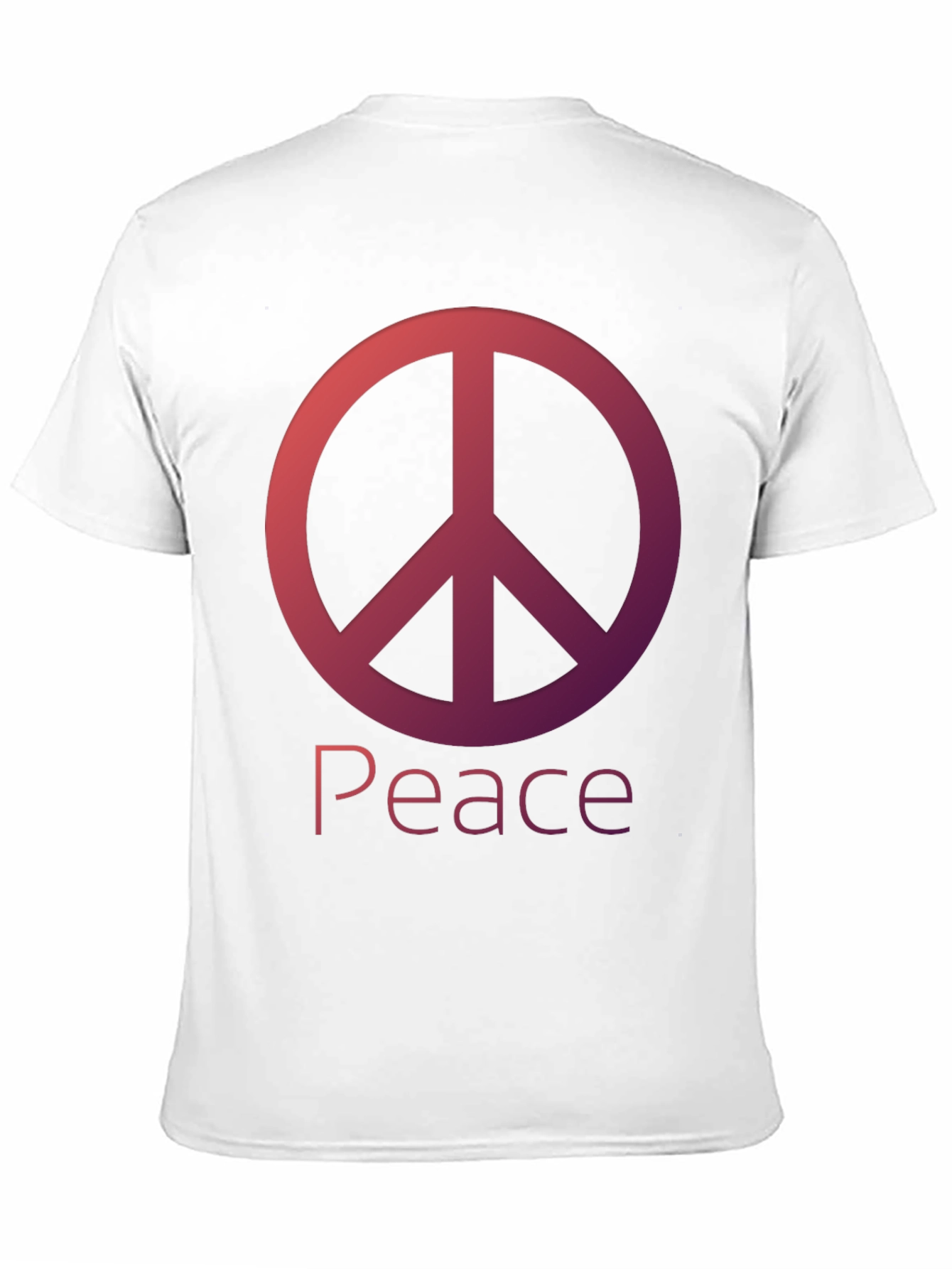Peace Sign Black T-Shirt