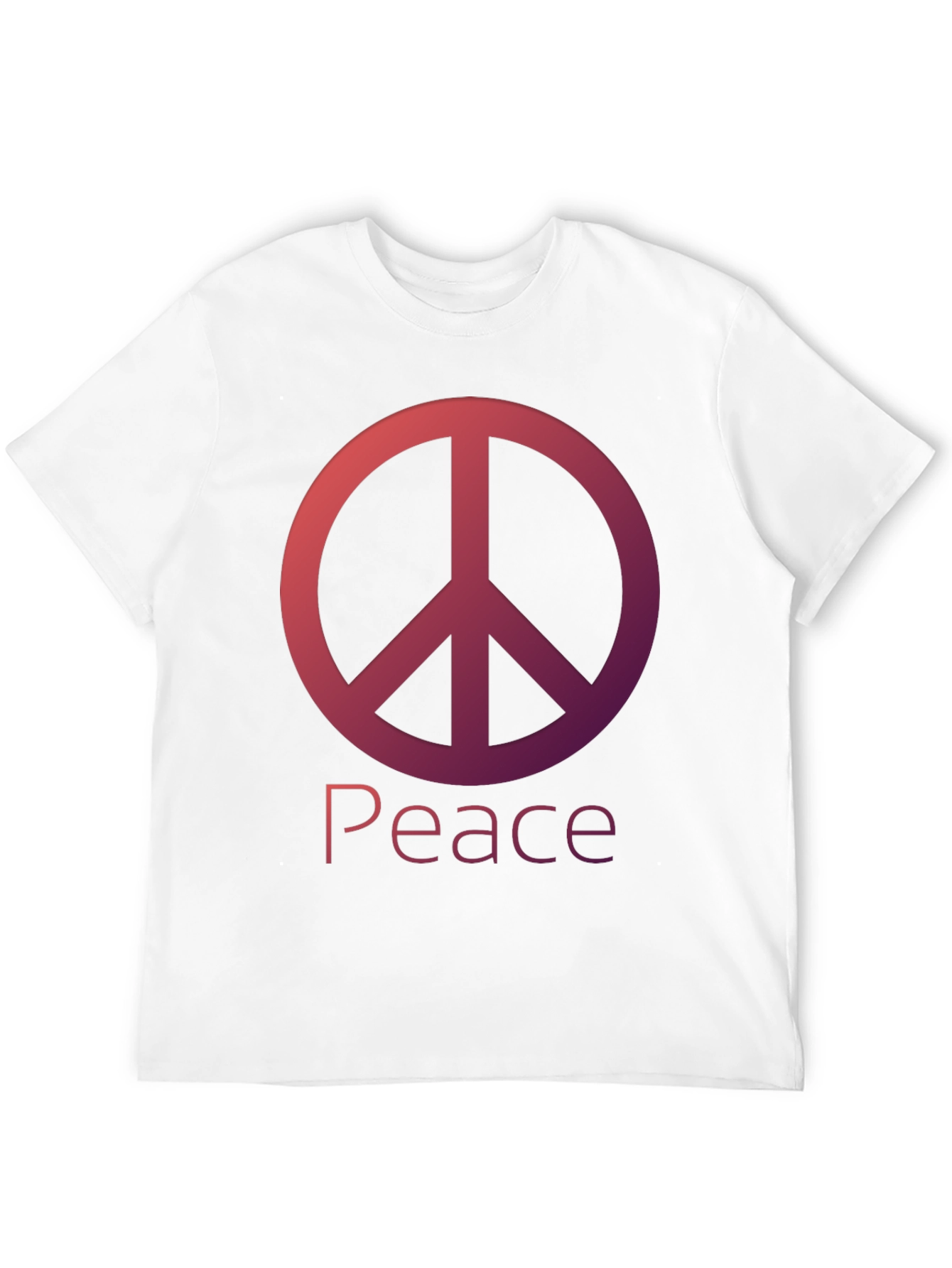 Peace Sign Black T-Shirt