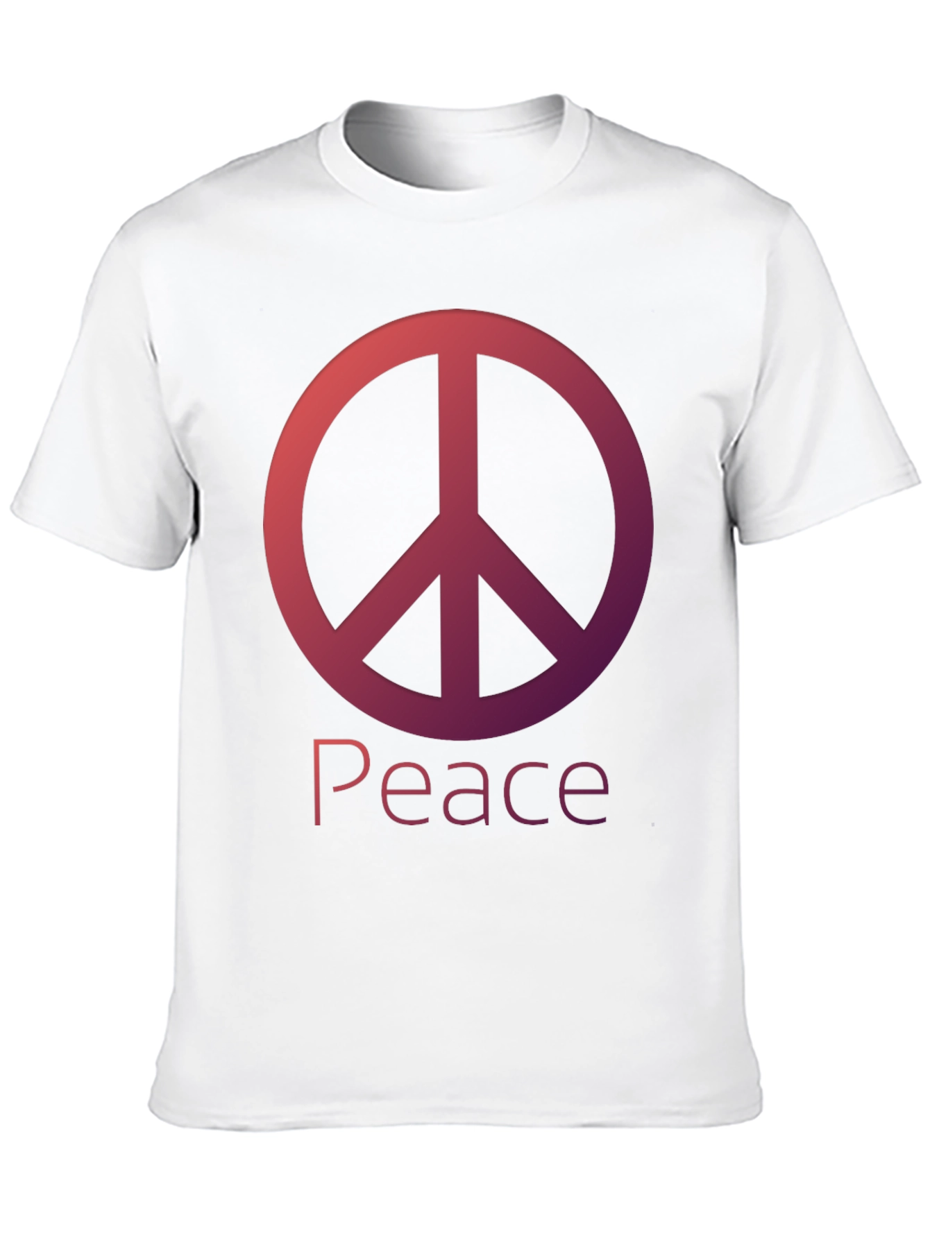 Peace Sign Black T-Shirt