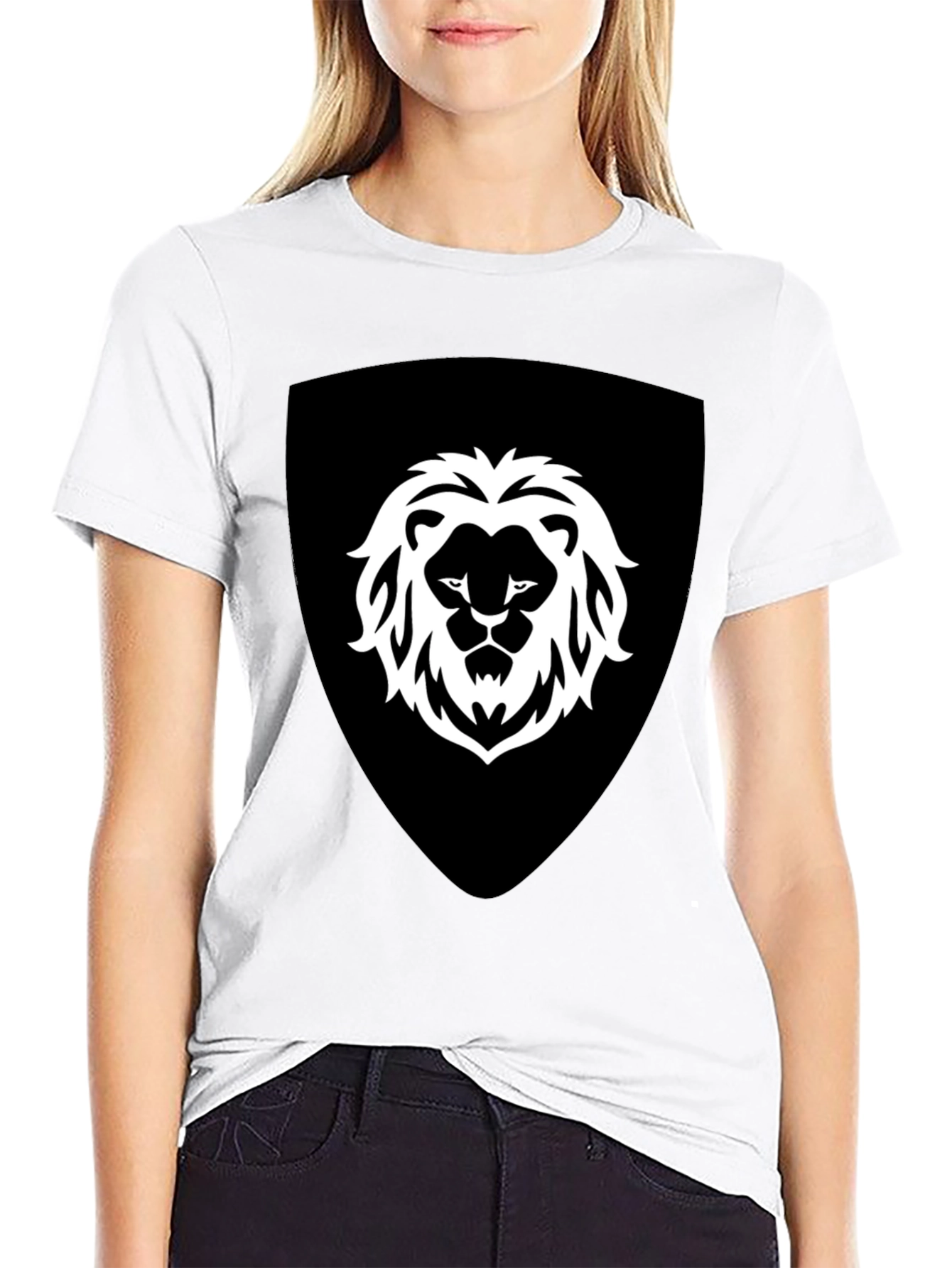 Lion Shield Graphic Tee - Bold Style