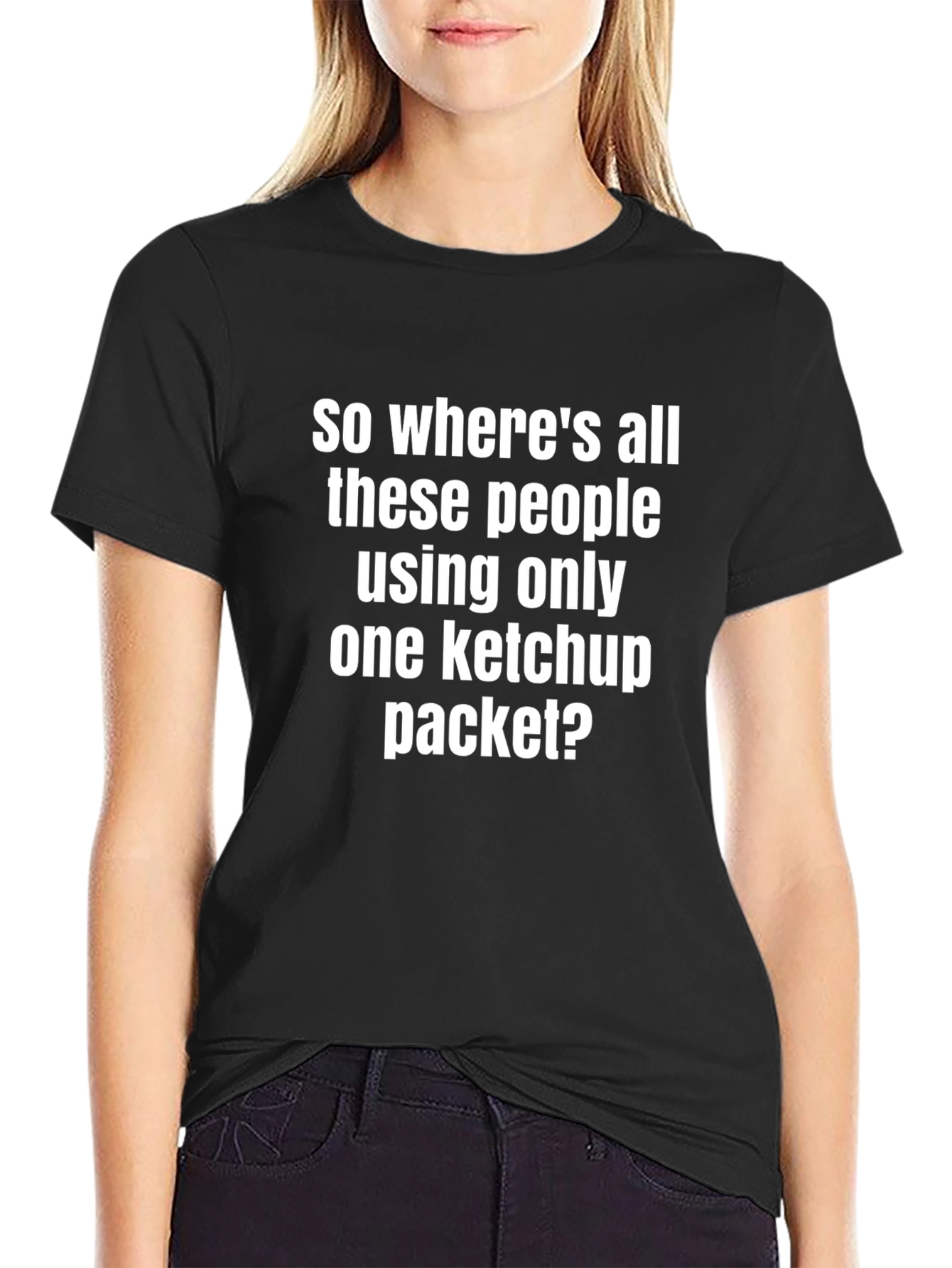 Ketchup Packet Humor T-Shirt