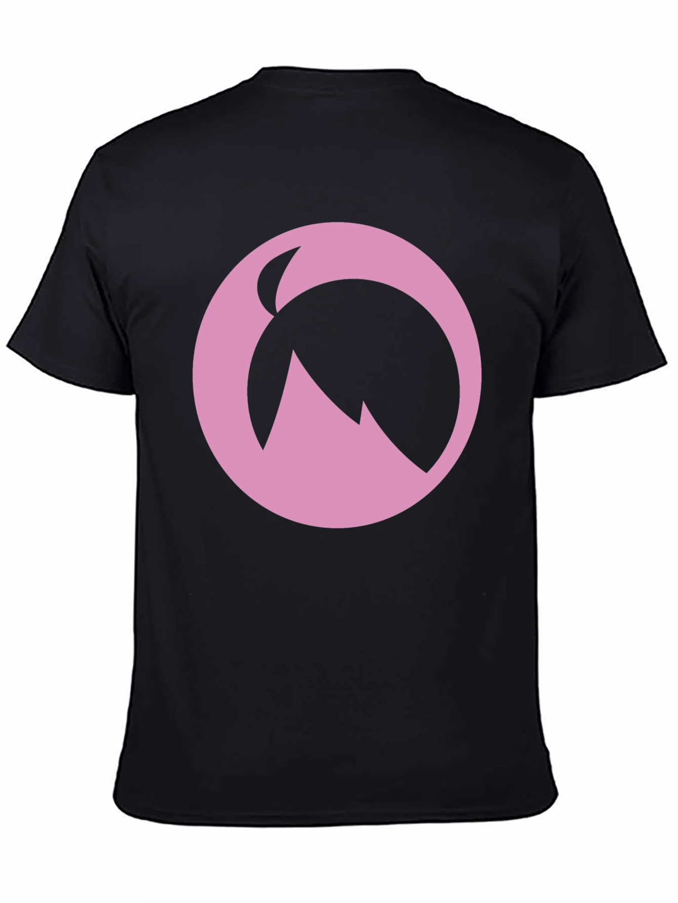 Pink Overwatch Symmetra Logo Black T-Shirt