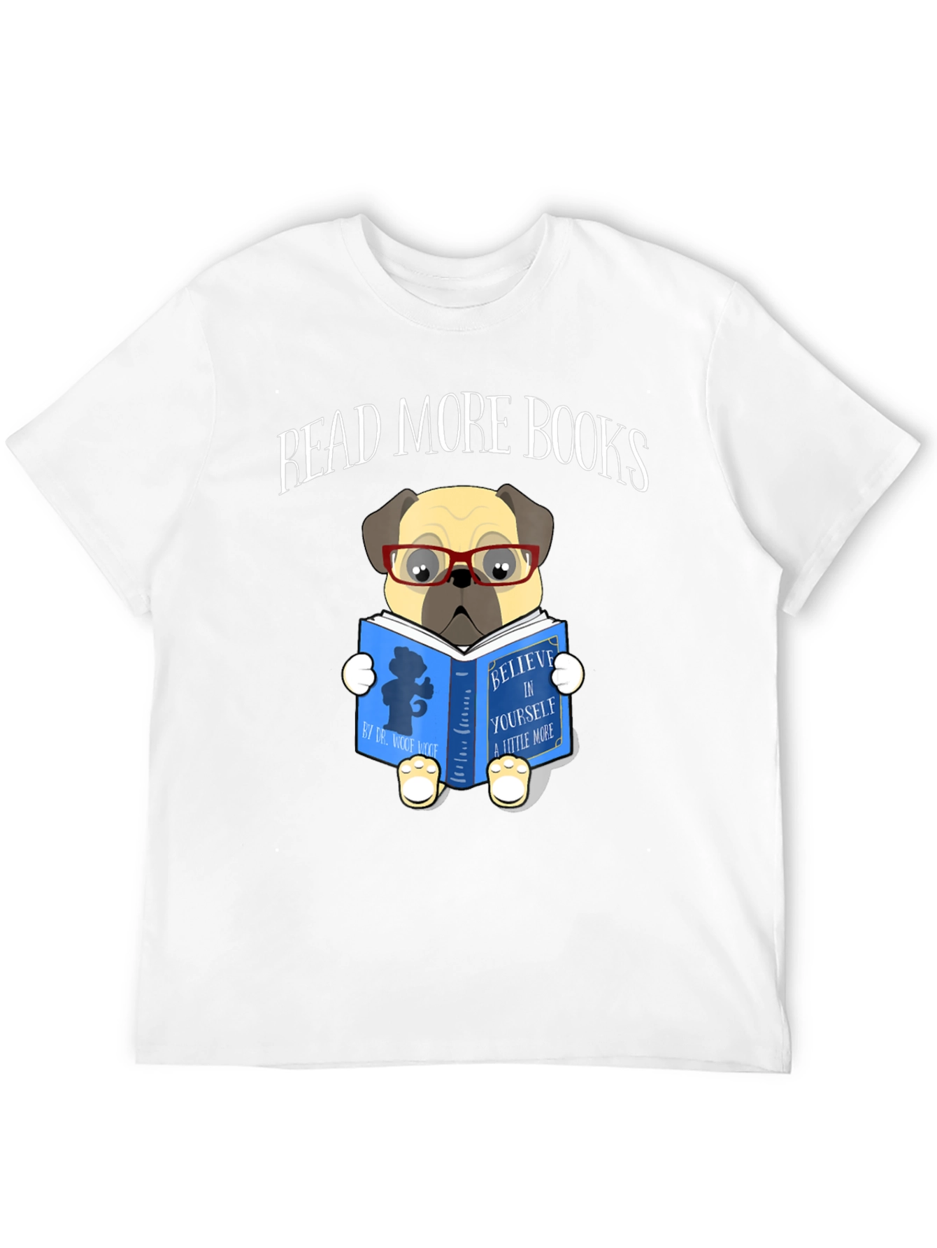 Read More Books Pug Graphic Tee