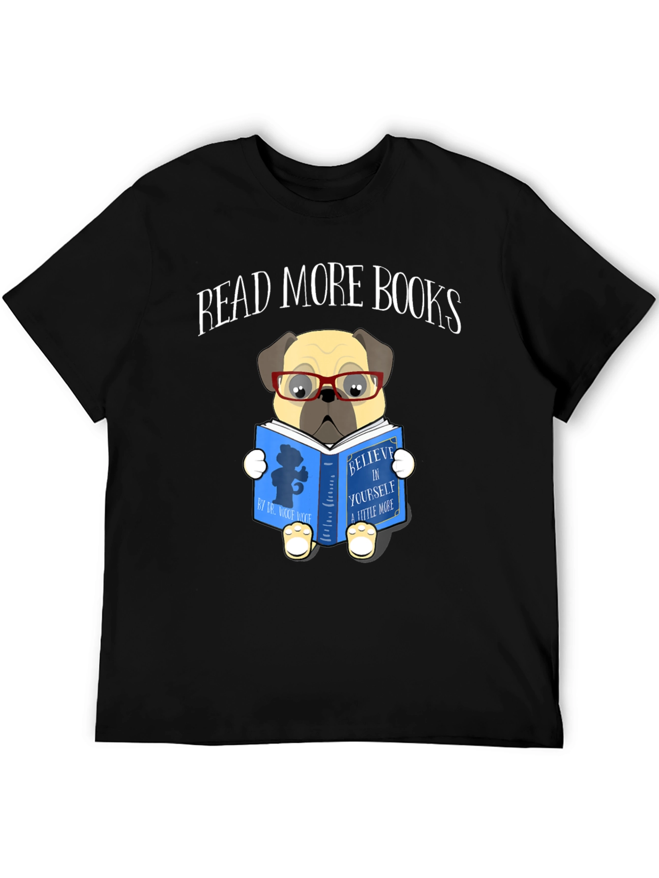 Read More Books Pug Graphic Tee