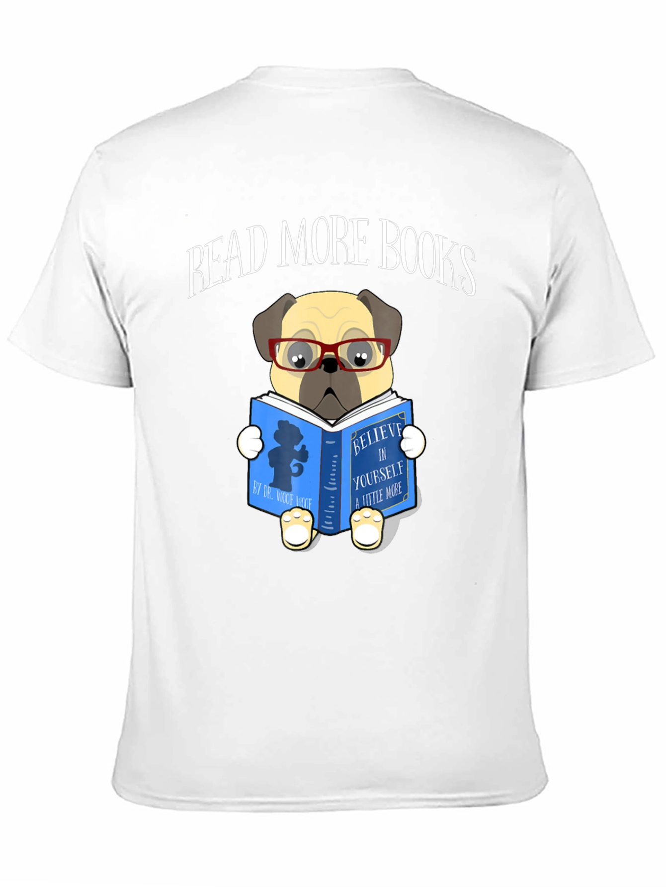 Read More Books Pug Graphic Tee