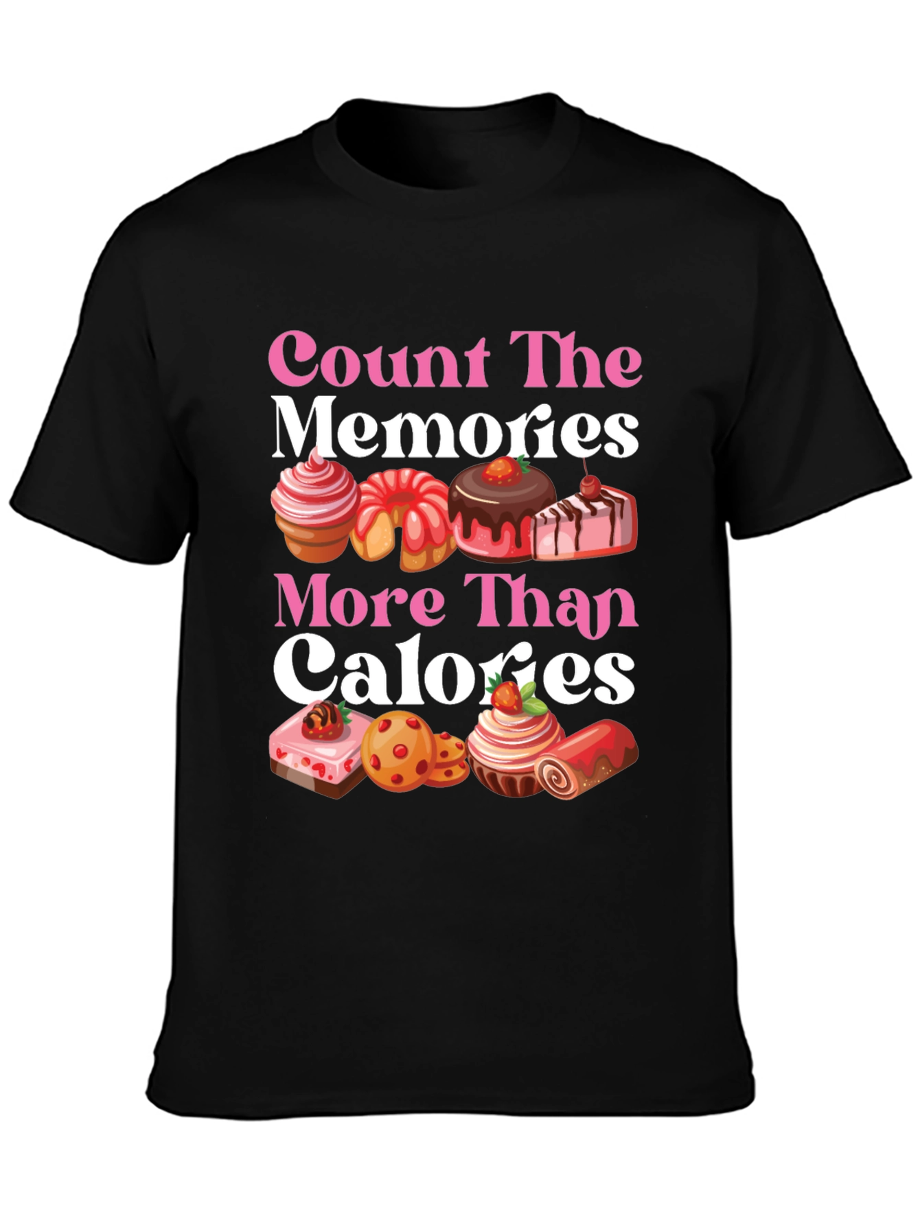 Count The Memories T-Shirt | Foodie Tee