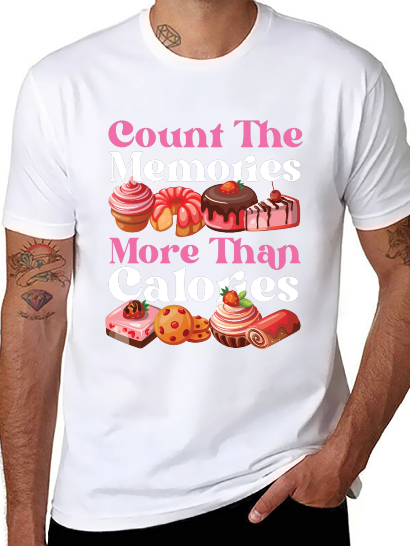 Count The Memories T-Shirt | Foodie Tee