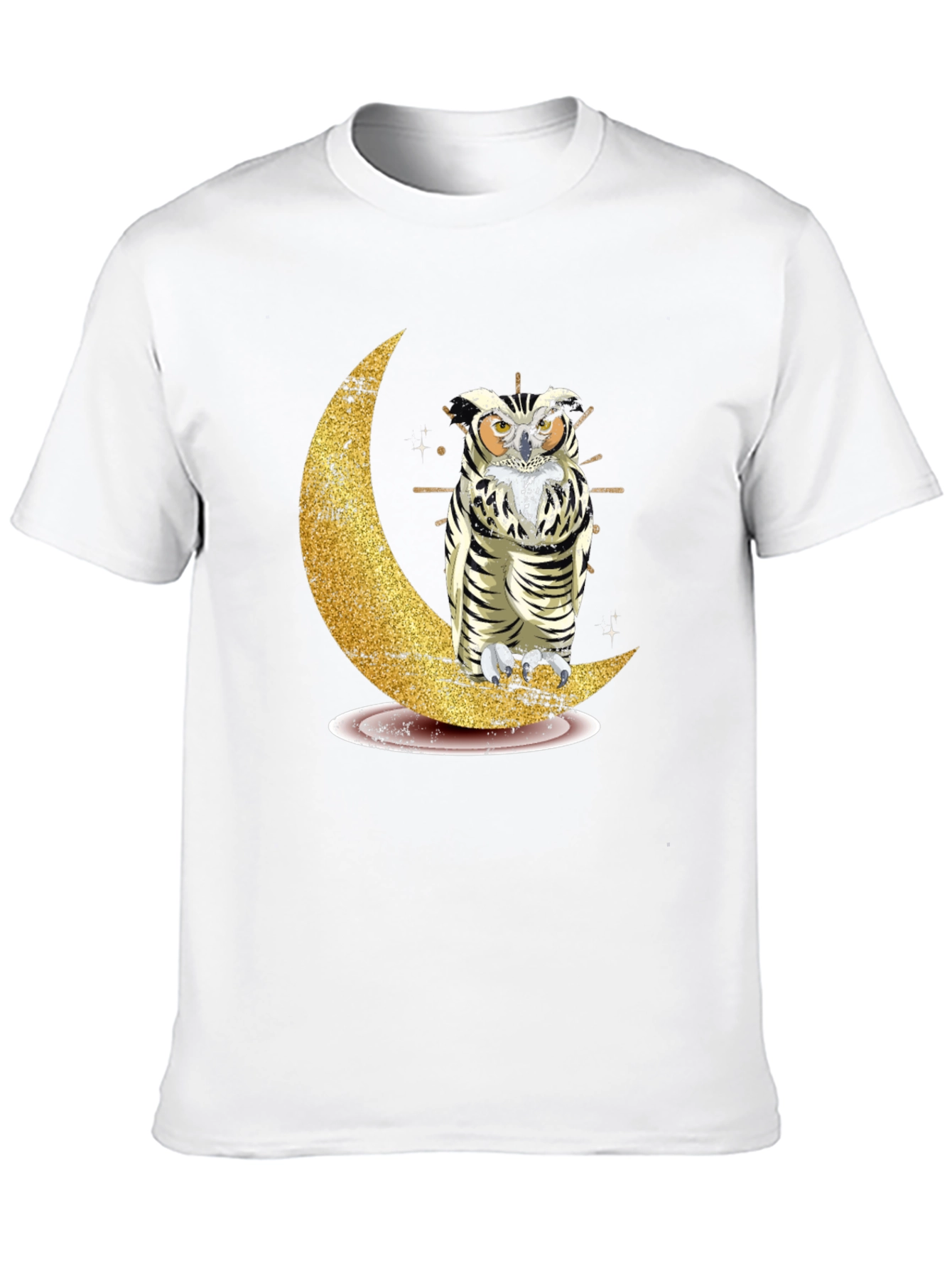 Owl on Moon Graphic Tee