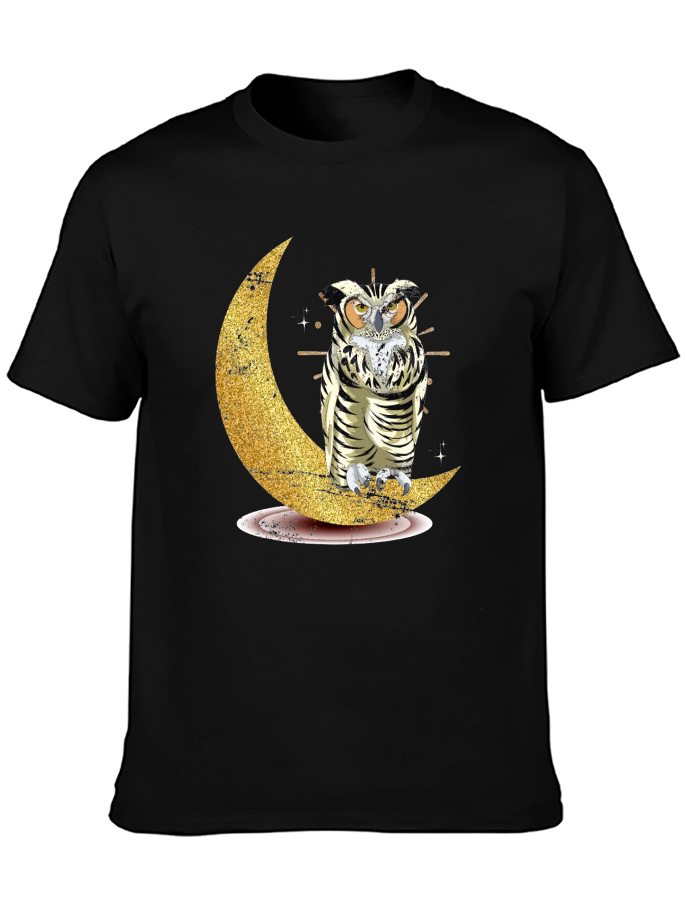 Owl on Moon Graphic Tee