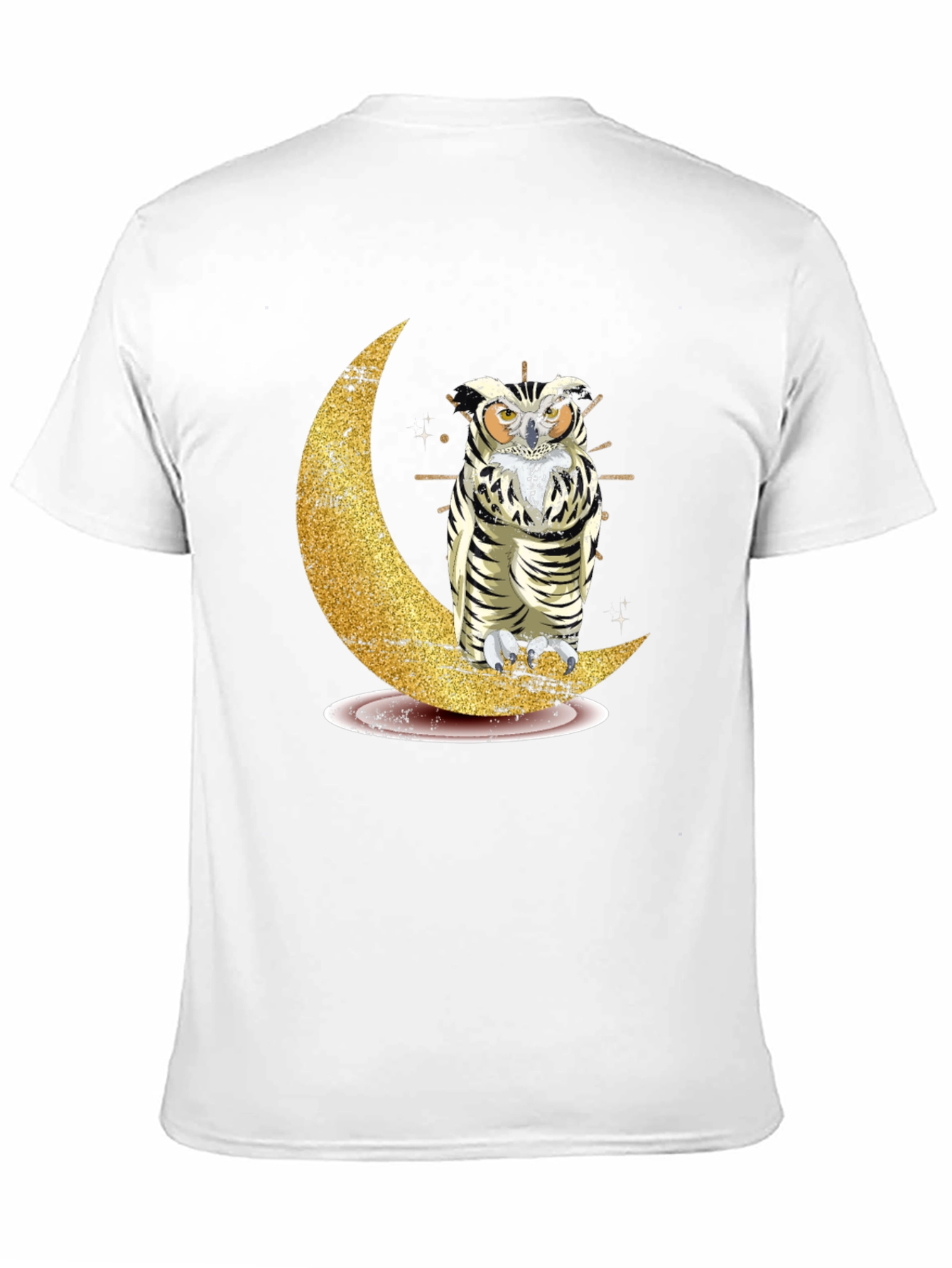 Owl on Moon Graphic Tee