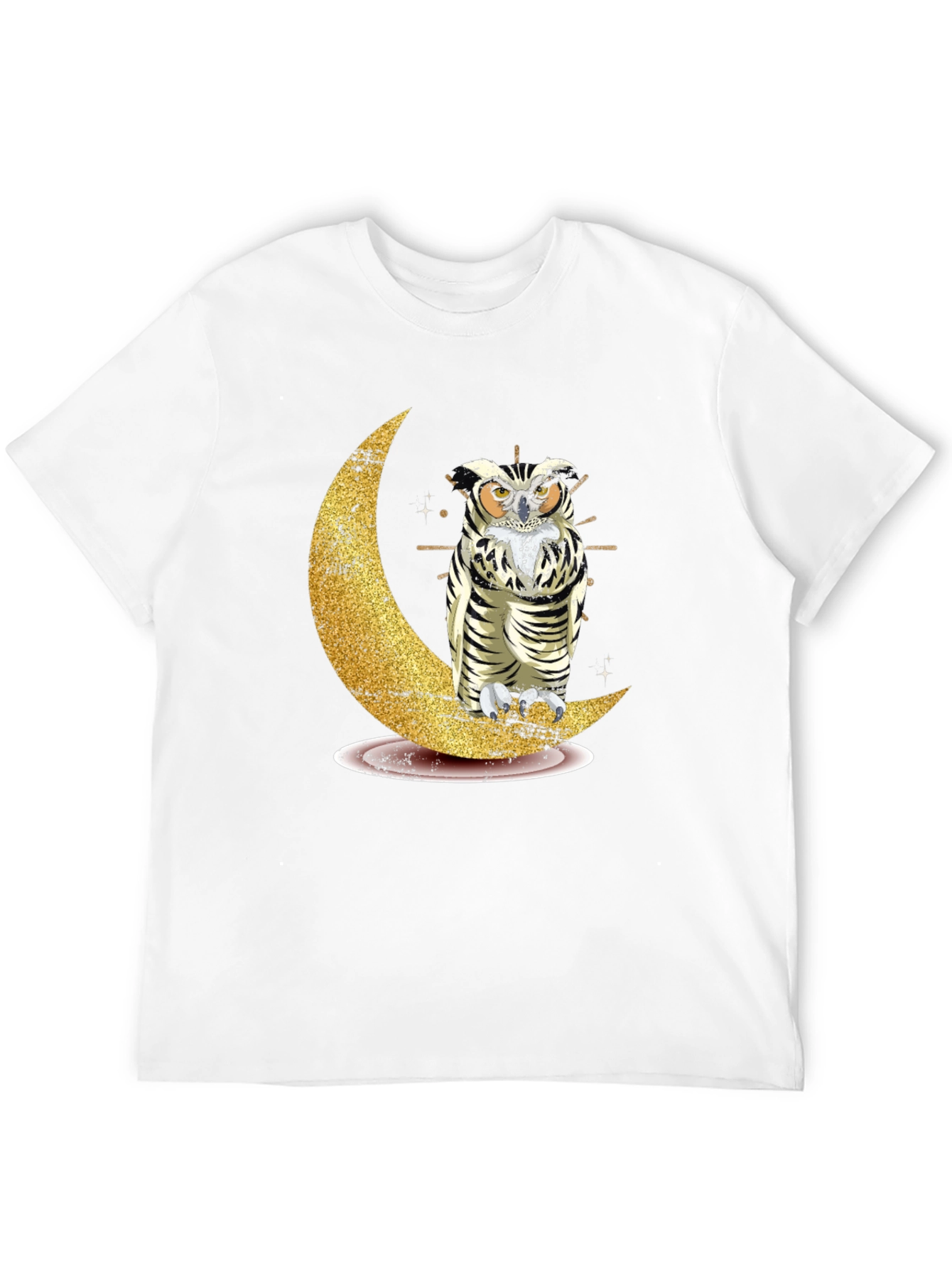 Owl on Moon Graphic Tee