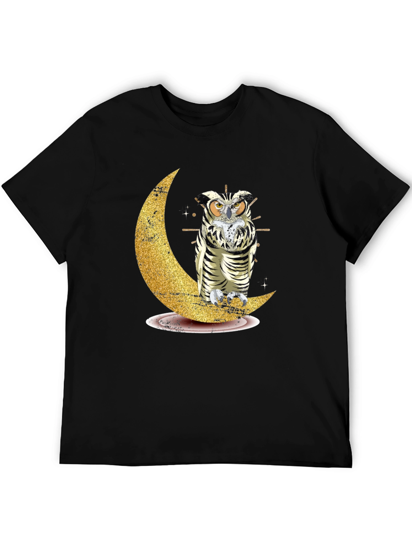 Owl on Moon Graphic Tee