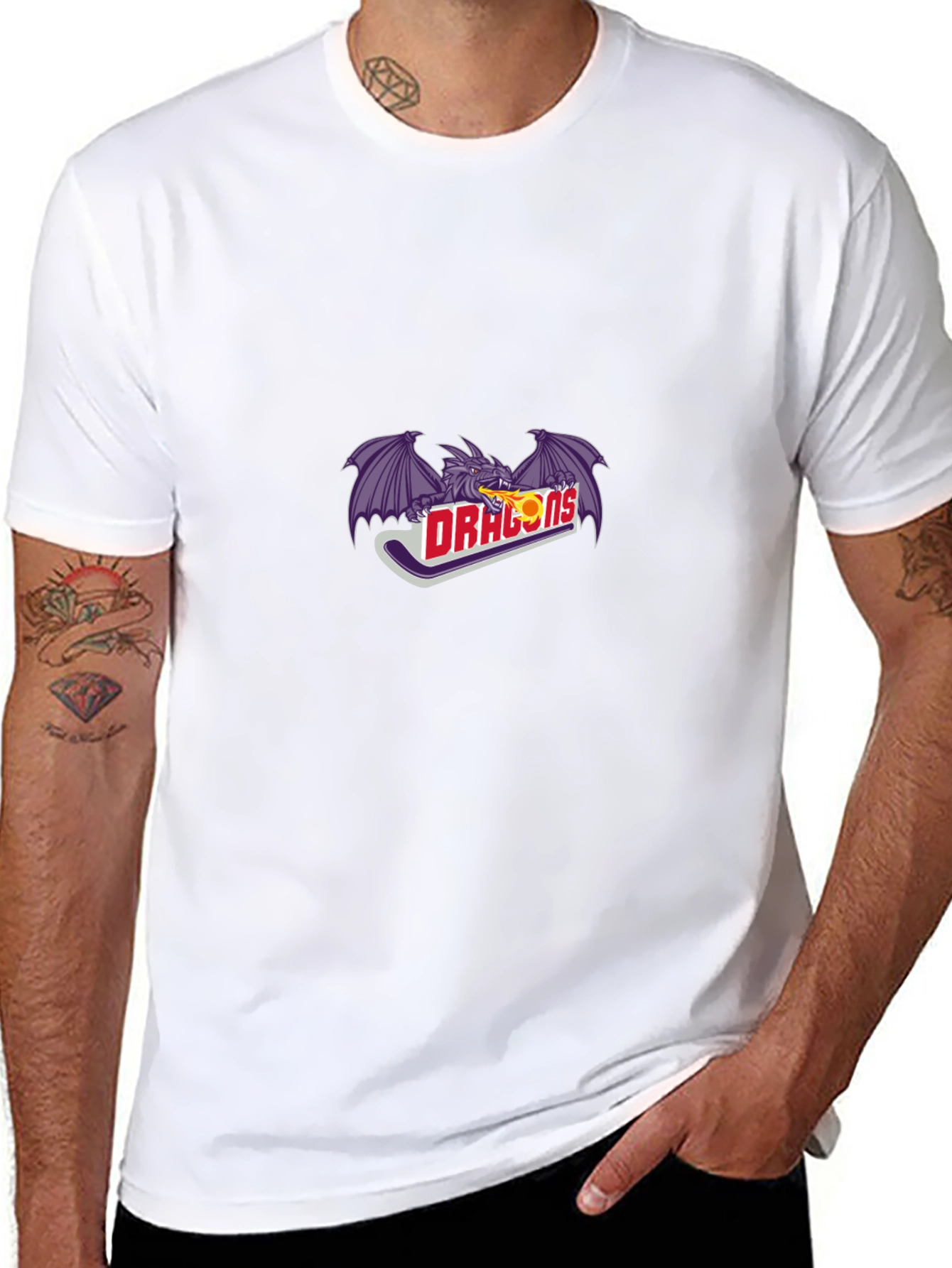 Dragons T-Shirt - Black Graphic Tee