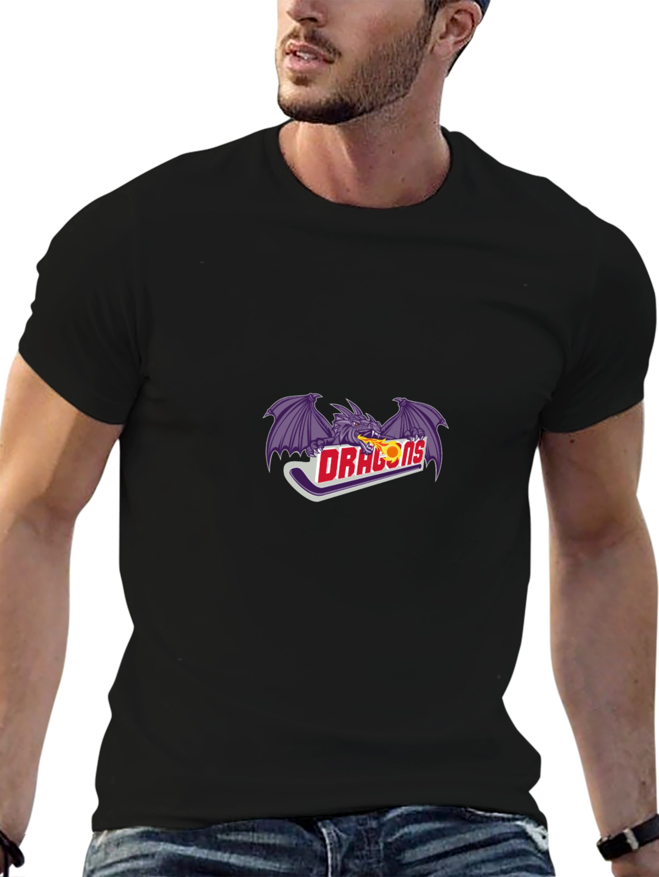 Dragons T-Shirt - Black Graphic Tee