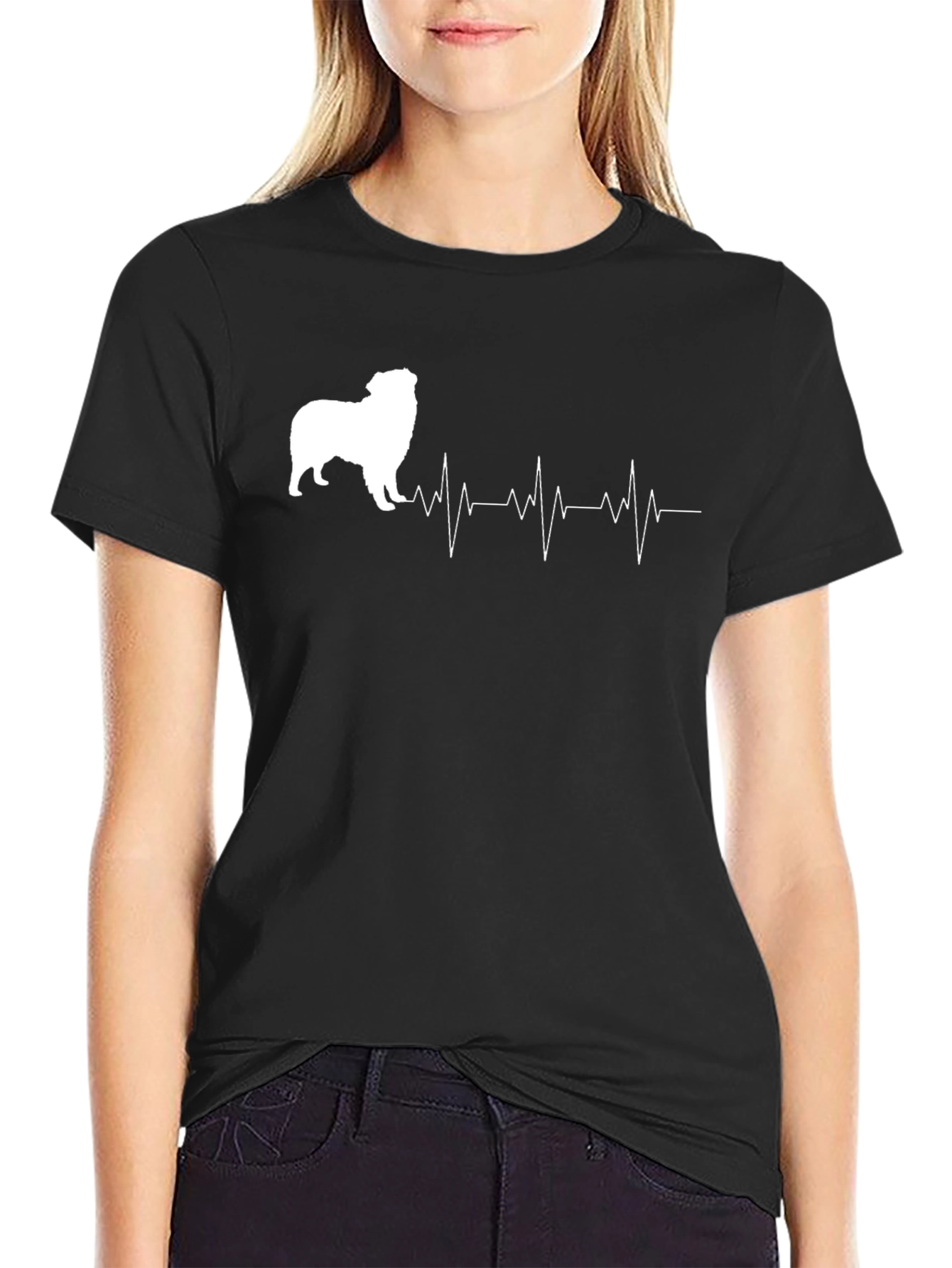 Dog Heartbeat T-Shirt Pet Lover Tee