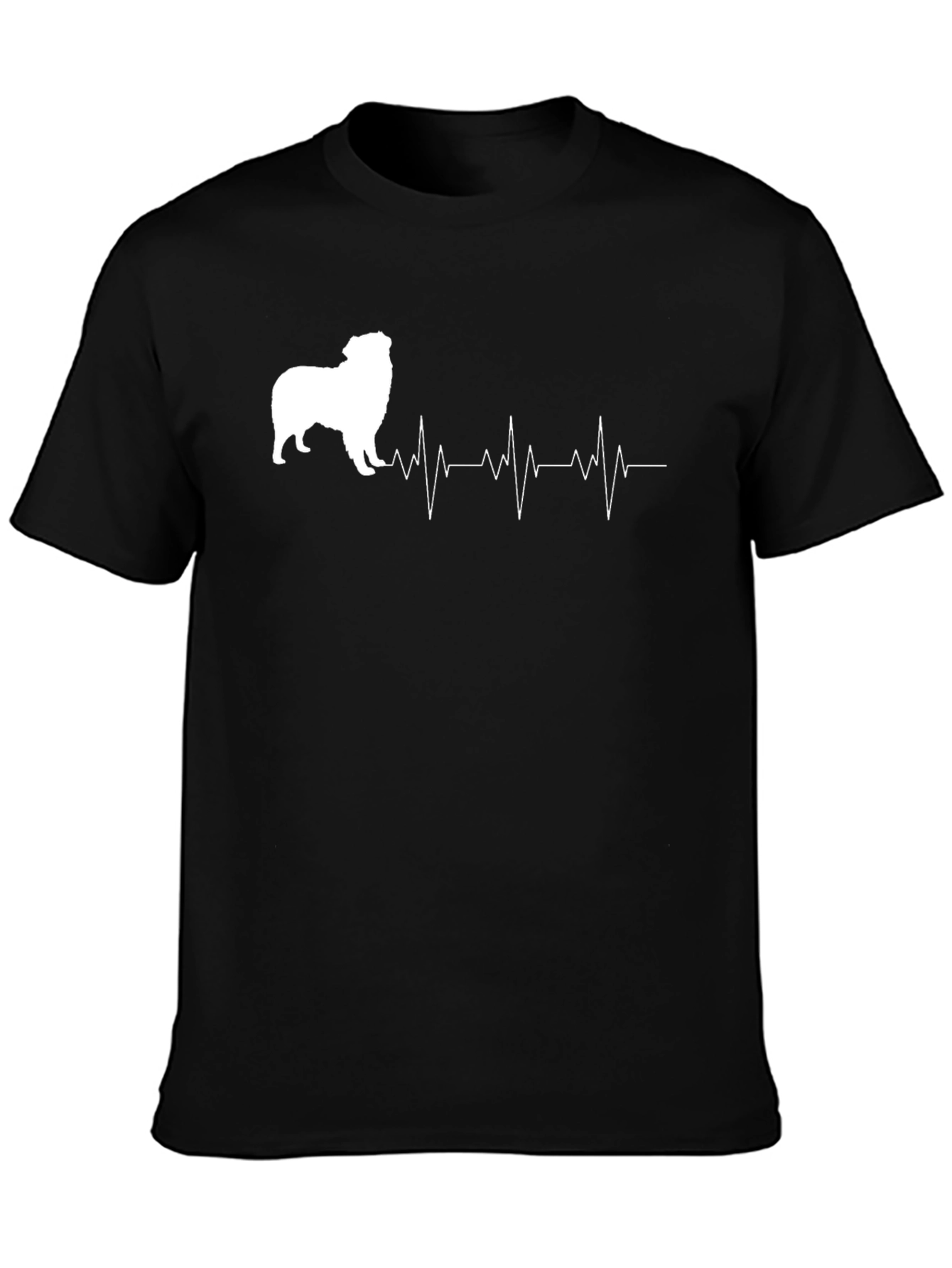 Dog Heartbeat T-Shirt Pet Lover Tee