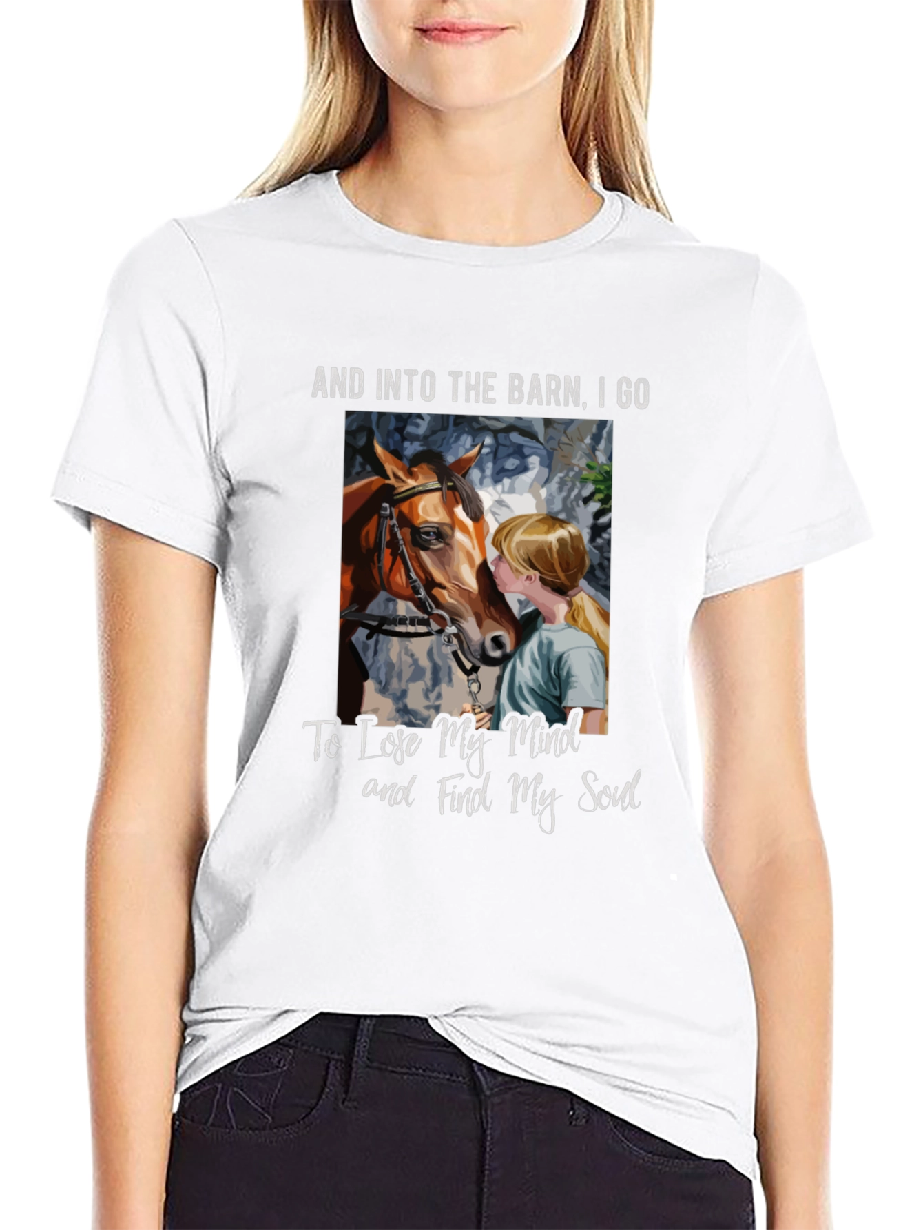 Barn Horse T-Shirt: Find Your Soul