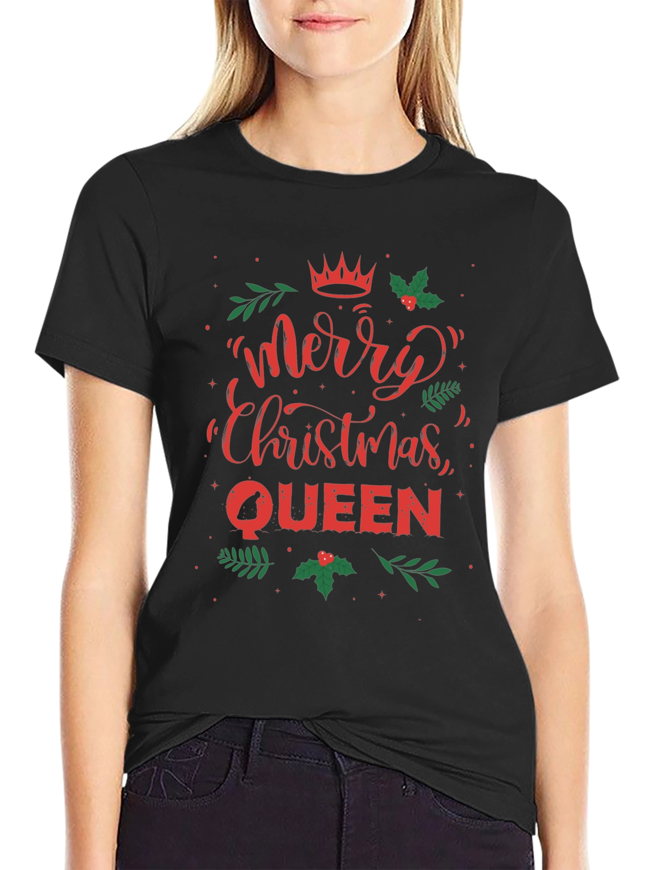 Merry Christmas Queen Graphic Tee
