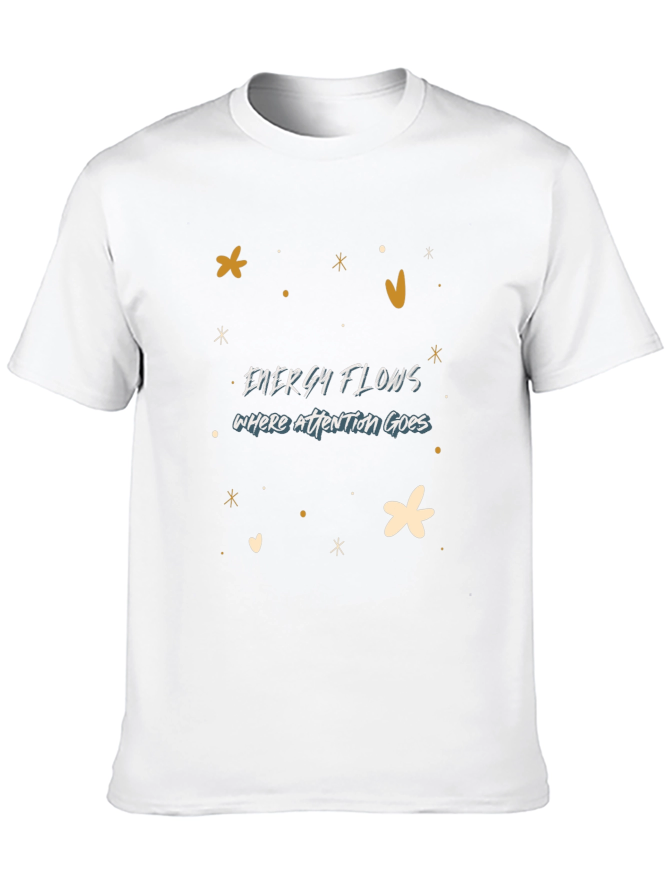 Energy Flows Graphic Tee - Unisex Black T-Shirt