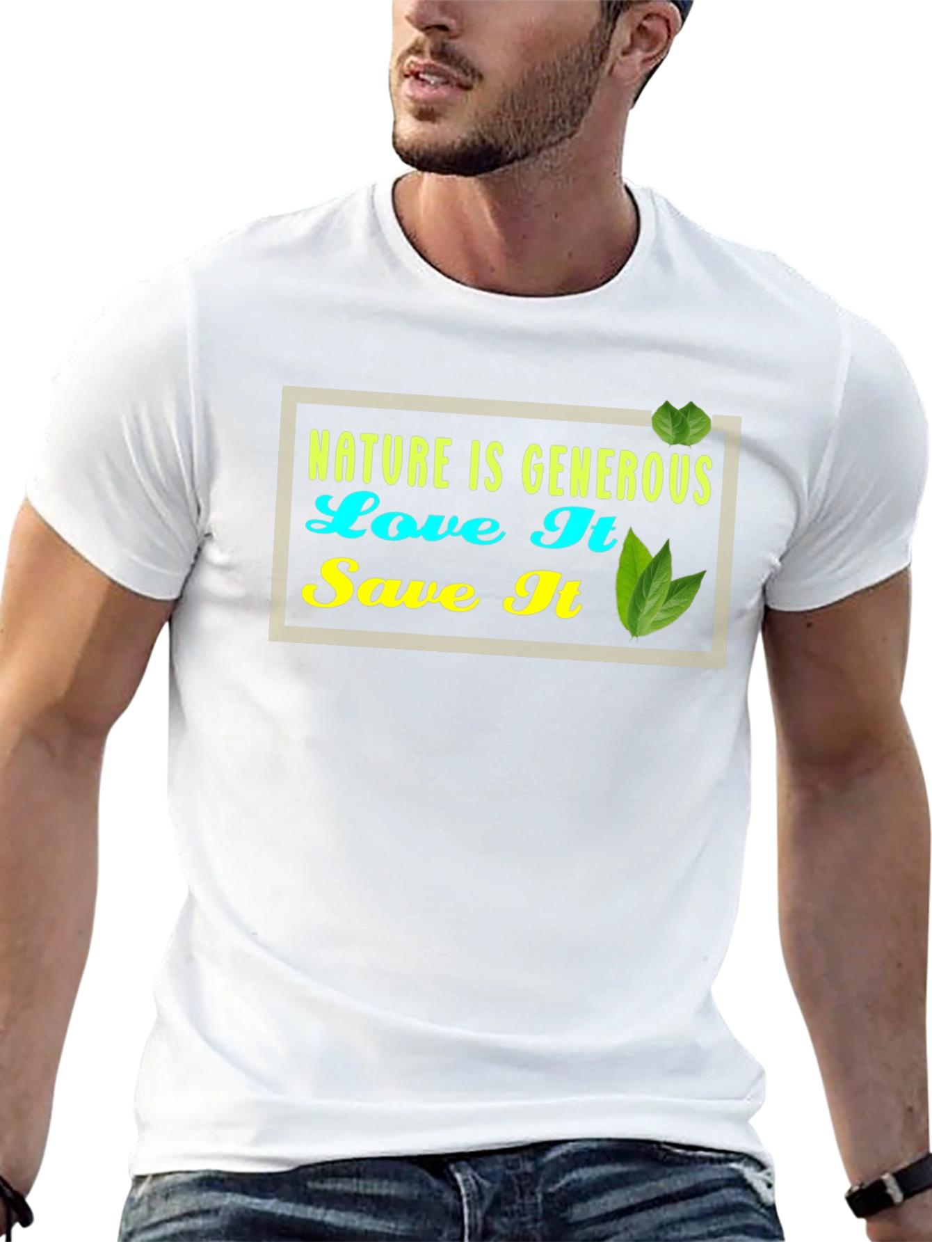 Nature is Generous Graphic Tee -  Eco-Friendly Style