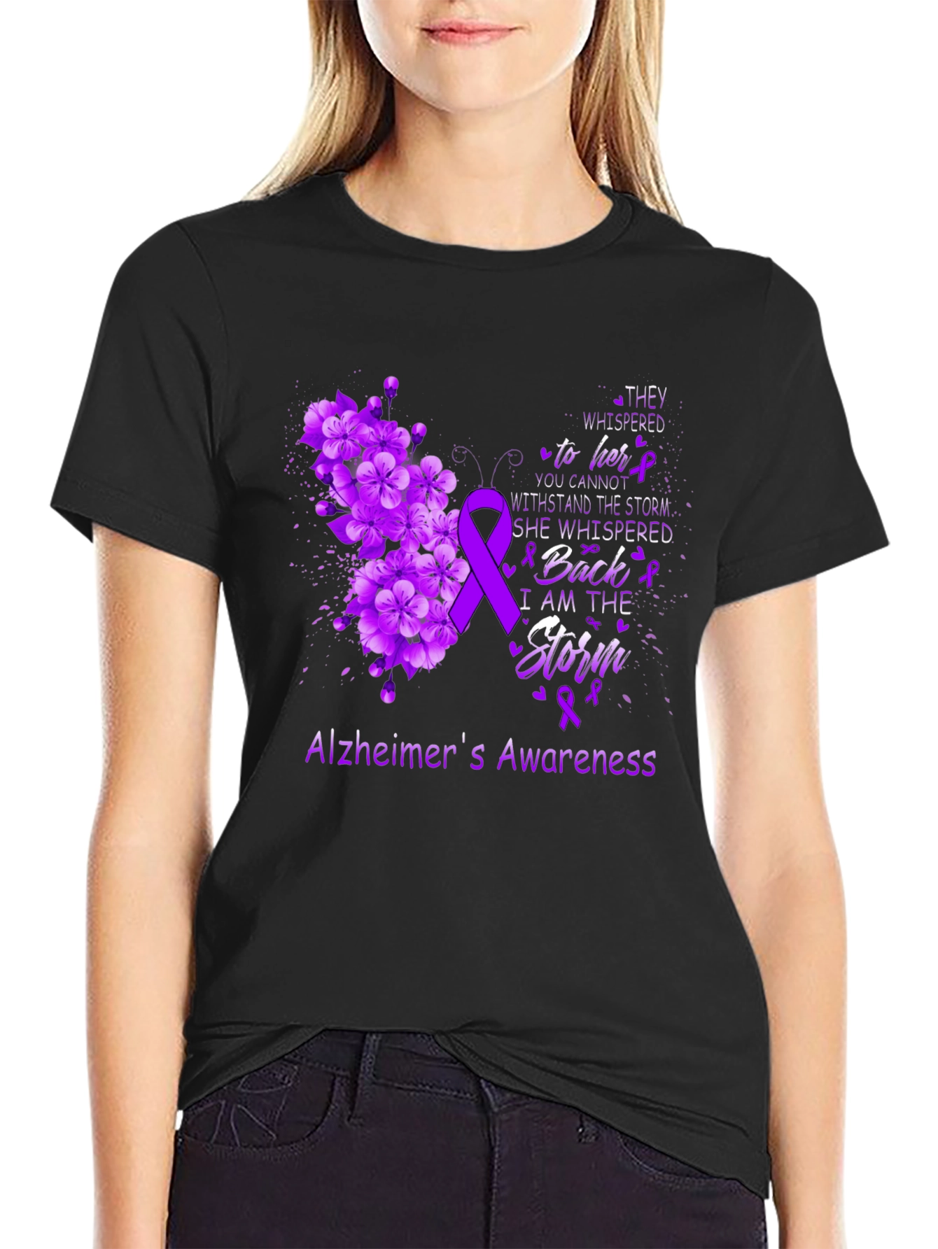Alzheimers Awareness T-Shirt: I Am The Storm