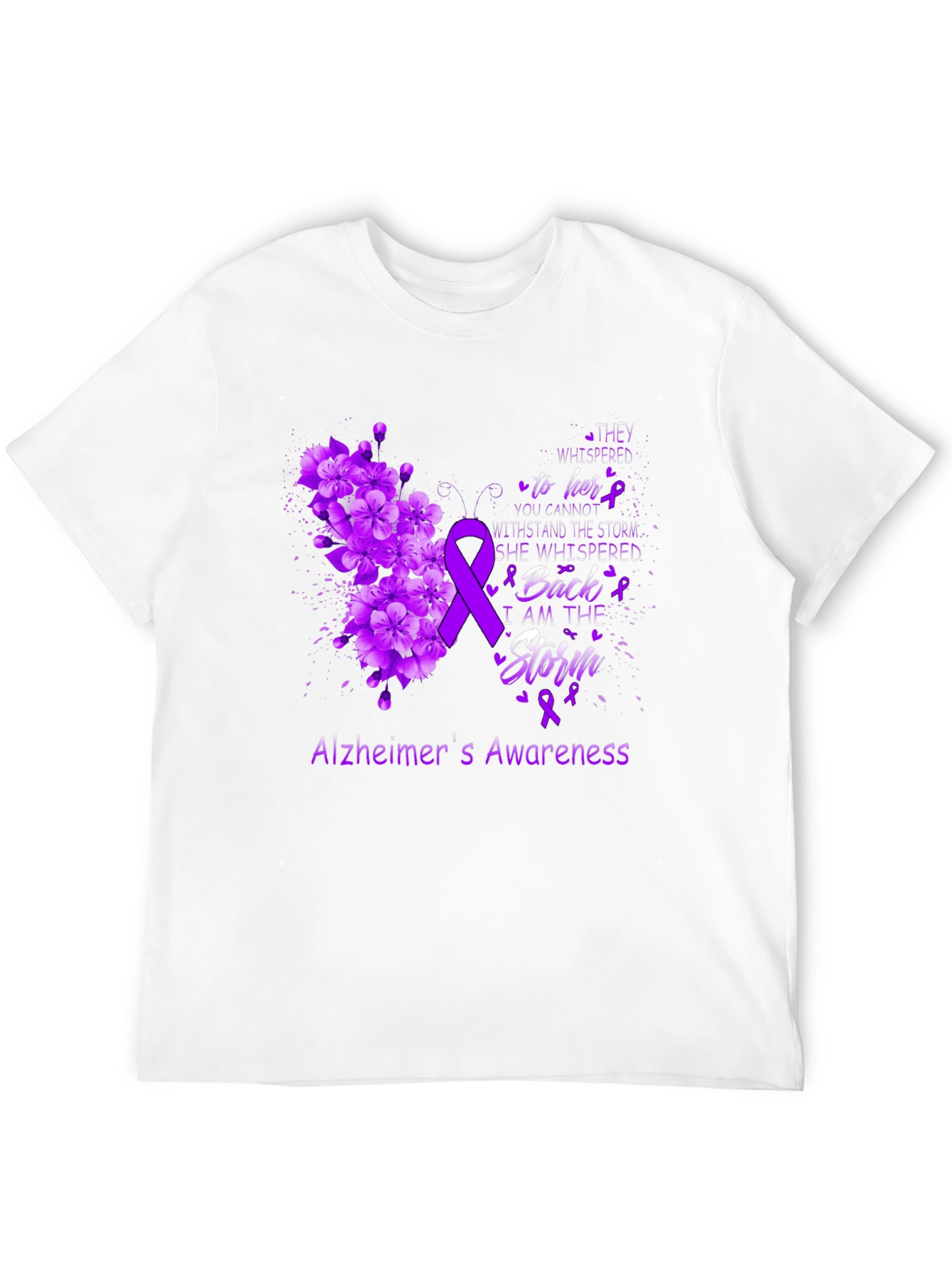 Alzheimers Awareness T-Shirt: I Am The Storm