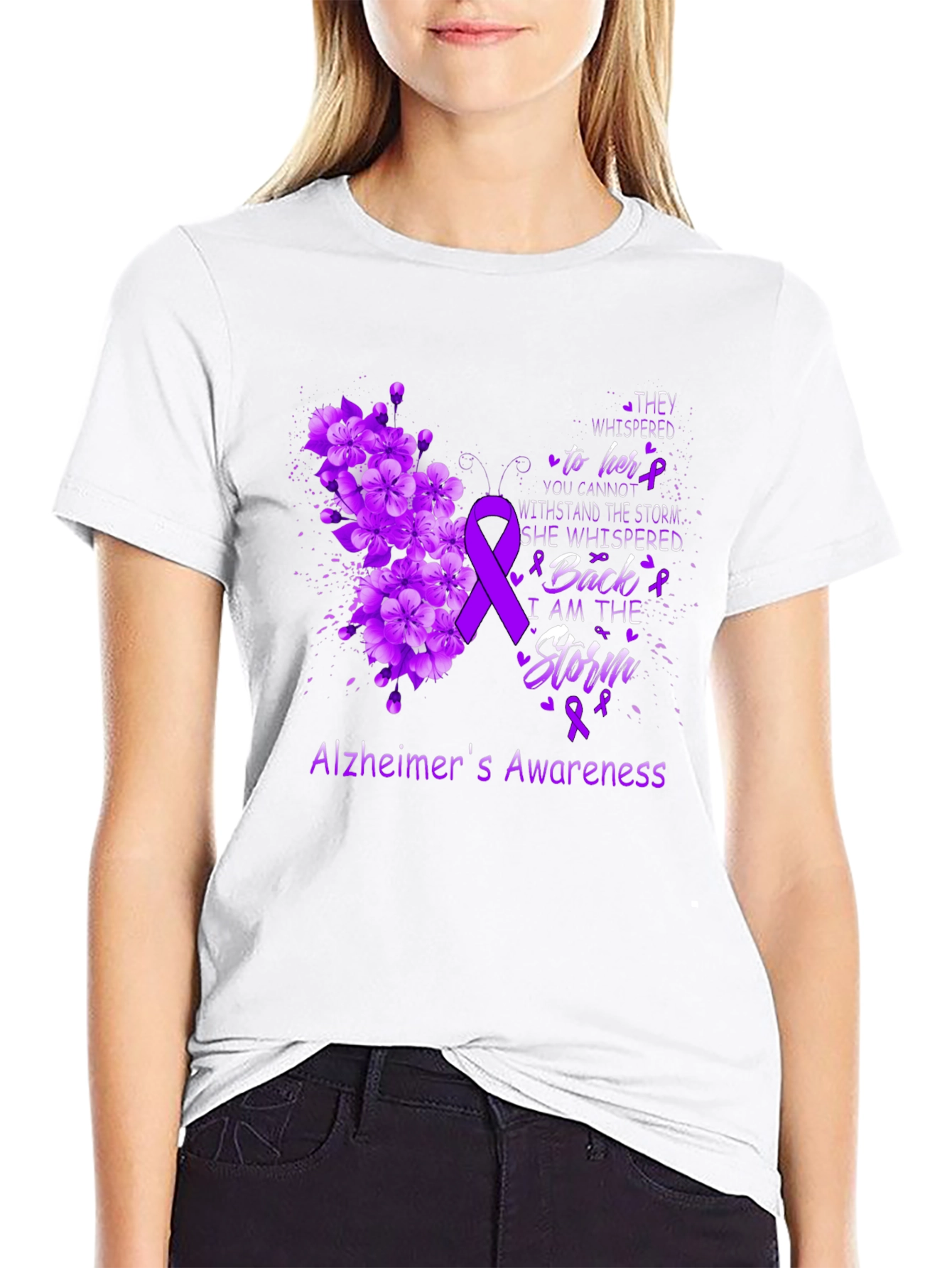 Alzheimers Awareness T-Shirt: I Am The Storm