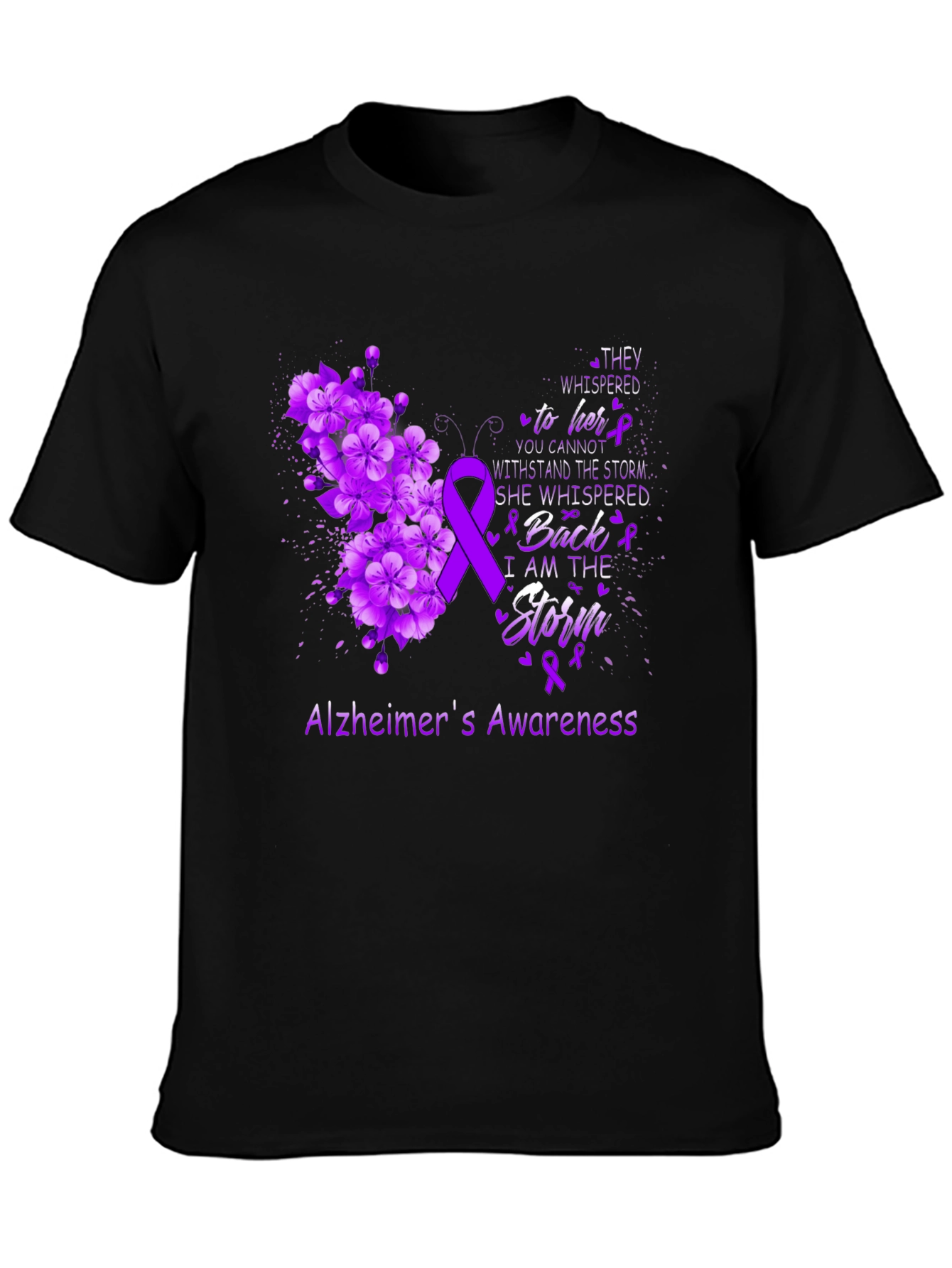 Alzheimers Awareness T-Shirt: I Am The Storm