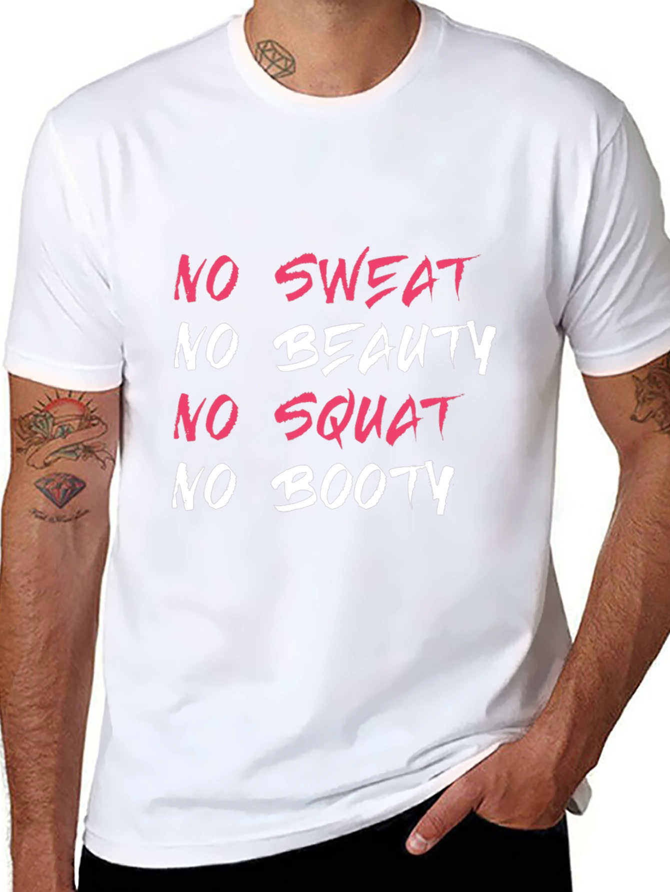 No Sweat No Beauty Gym Workout T-Shirt