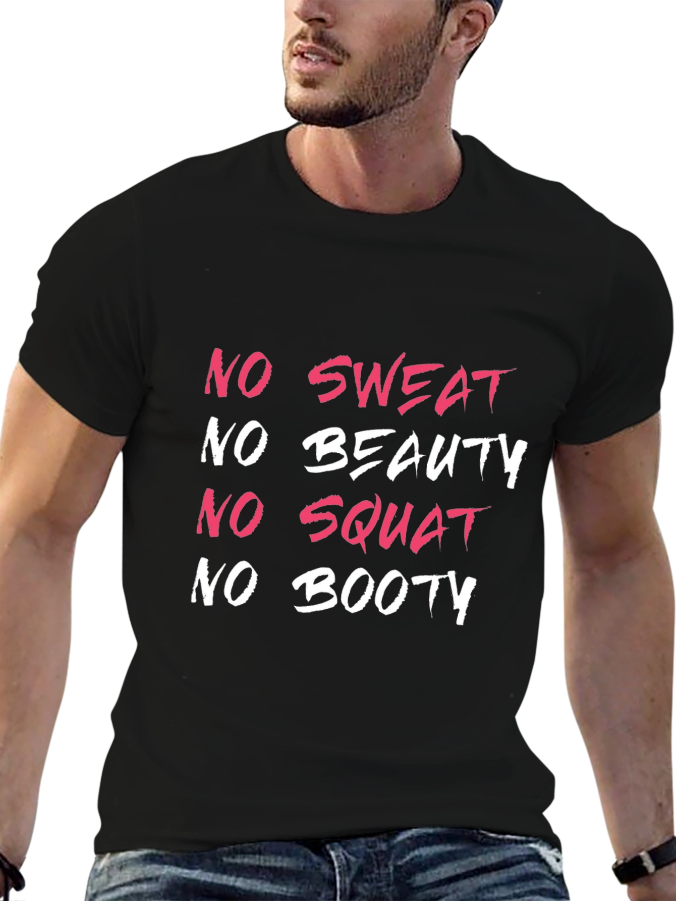 No Sweat No Beauty Gym Workout T-Shirt