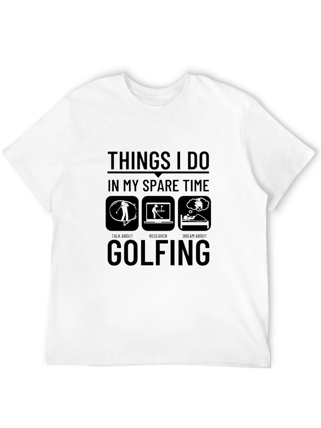Golfing Spare Time Tee